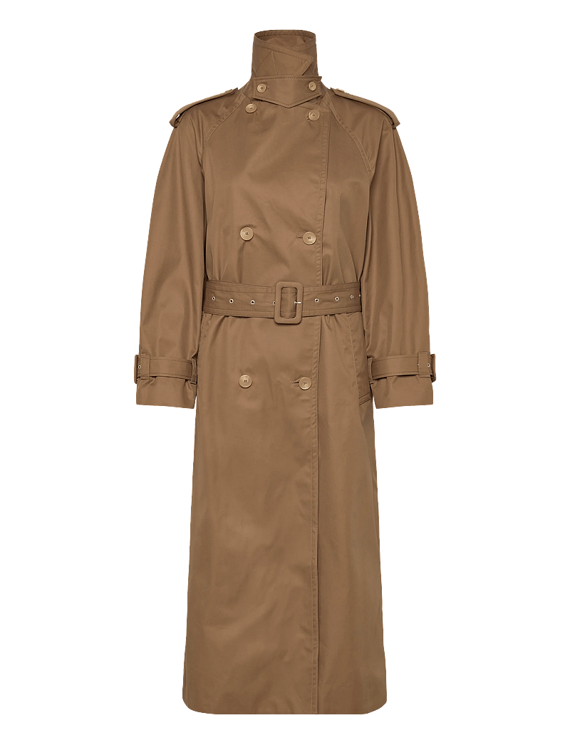 Filippa K - Cotton Trench Coat - trenchcoats - taupe beige - 1