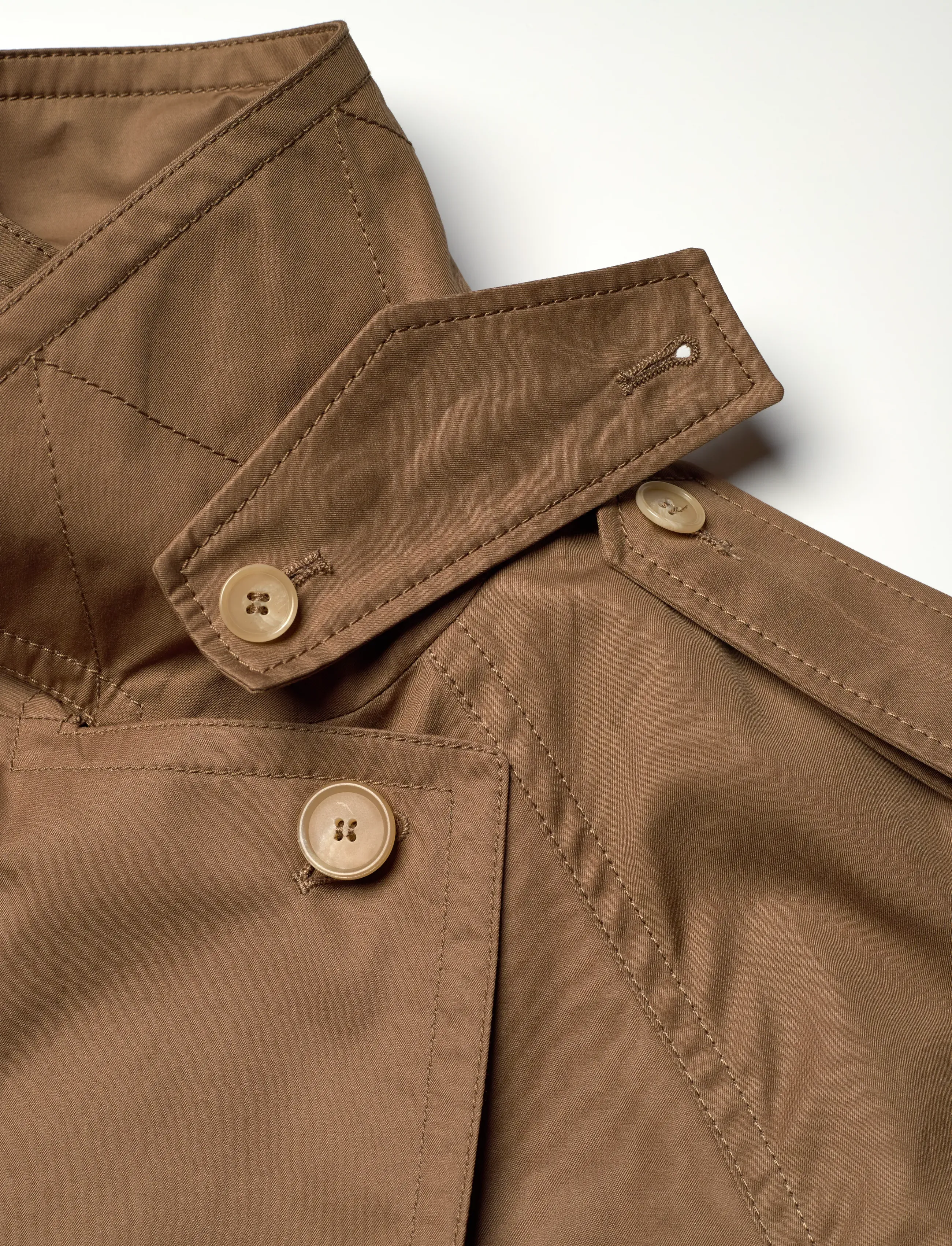 Filippa K - Cotton Trench Coat - trench coats - taupe beige - 4