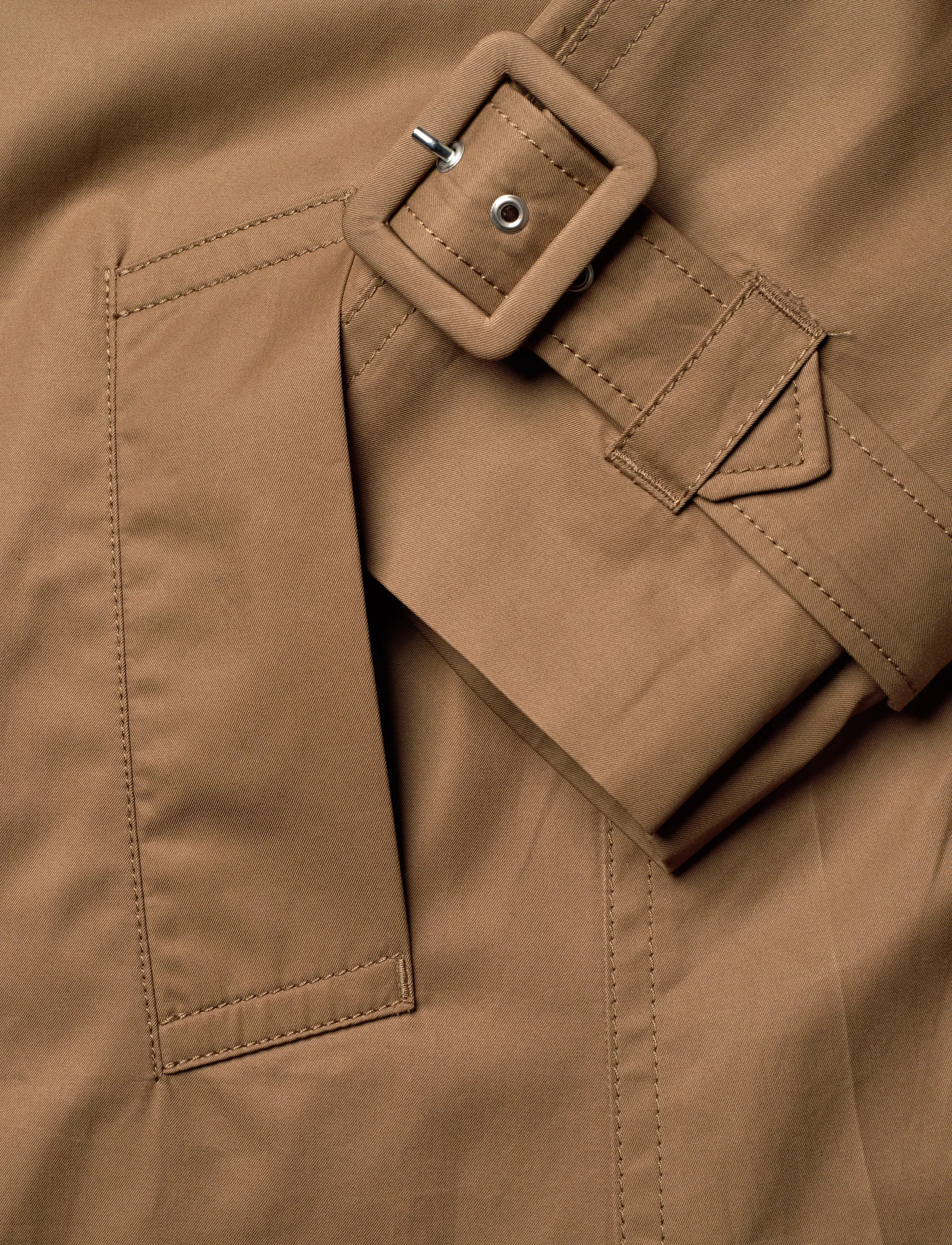 Filippa K - Cotton Trench Coat - trench coats - taupe beige - 5
