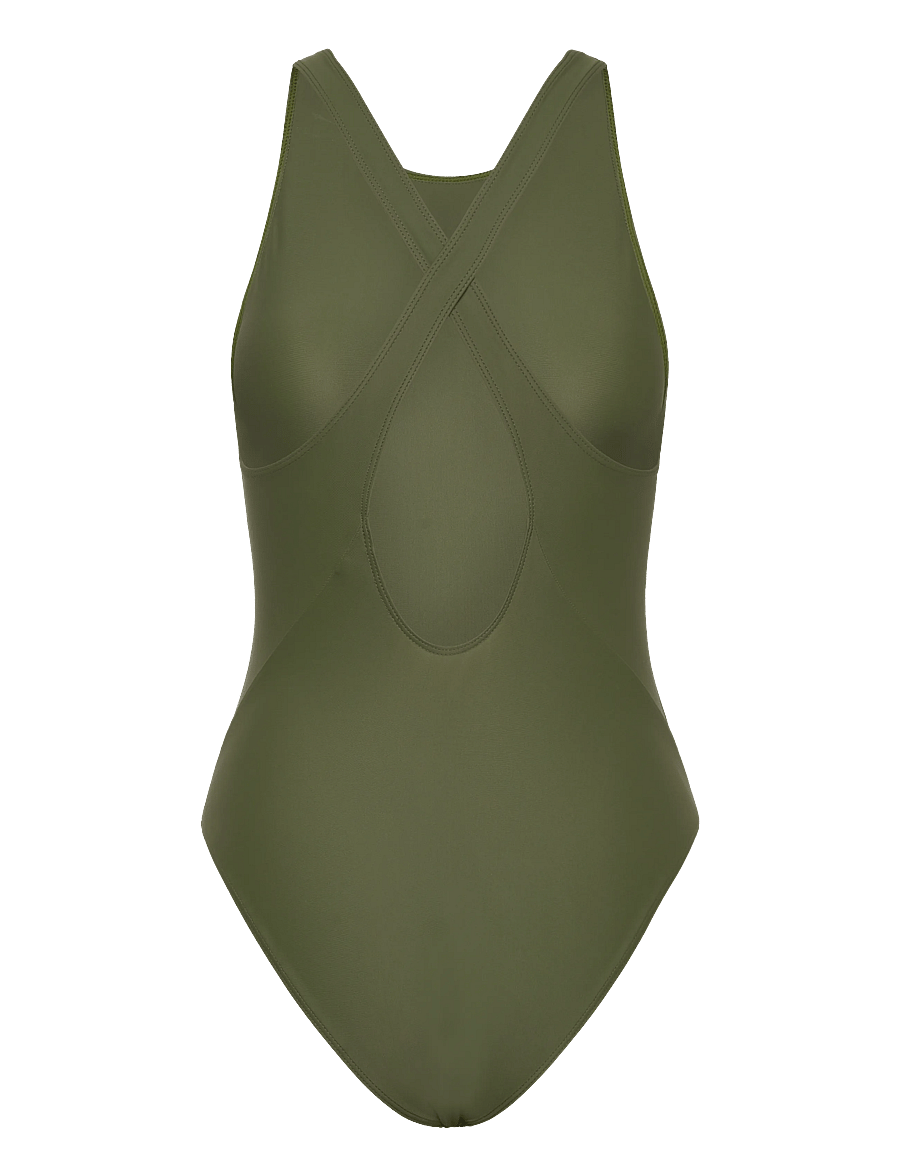 Filippa K - Cross-Back Swimsuit - baddräkter - laurel green - 1