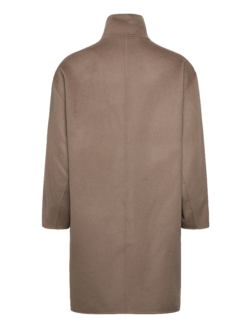 Filippa K - Dafina Coat - ullkappor - taupe grey - 1