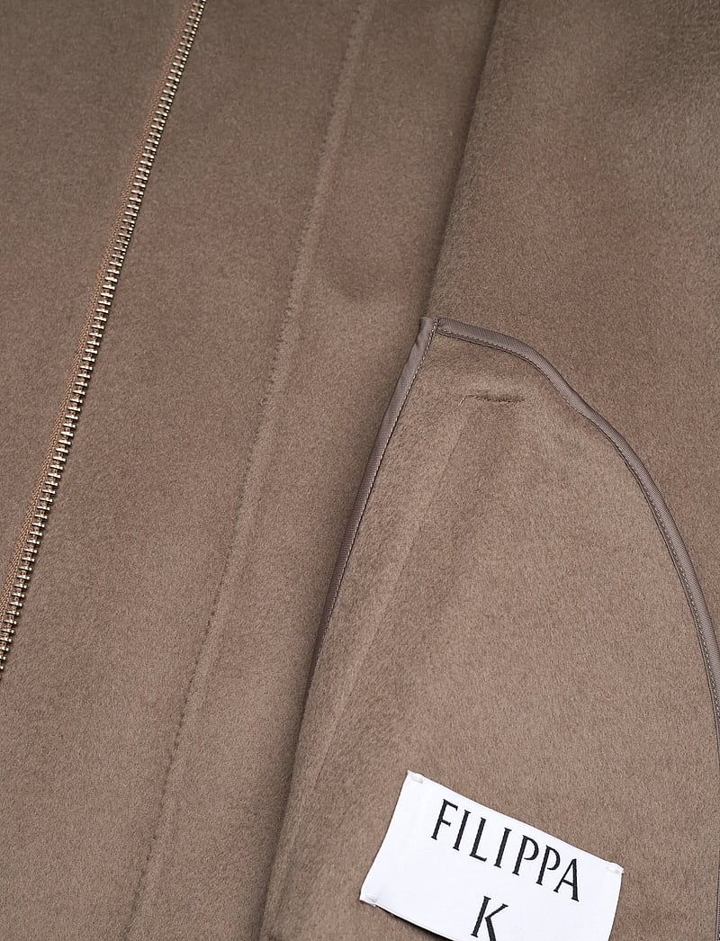 Filippa K - Dafina Coat - ullkappor - taupe grey - 5