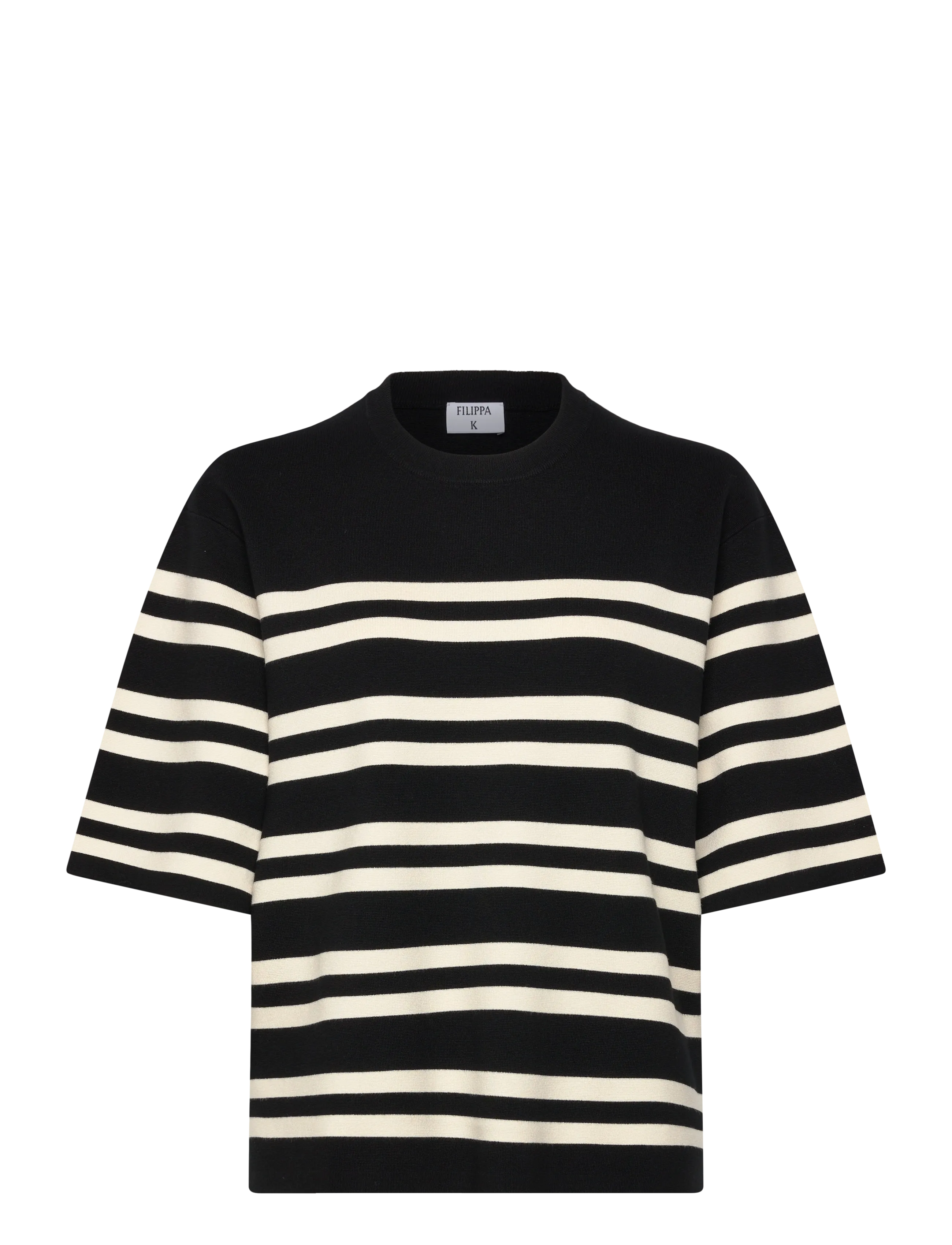 Milano Knit T-shirt - BLACK/WHITE