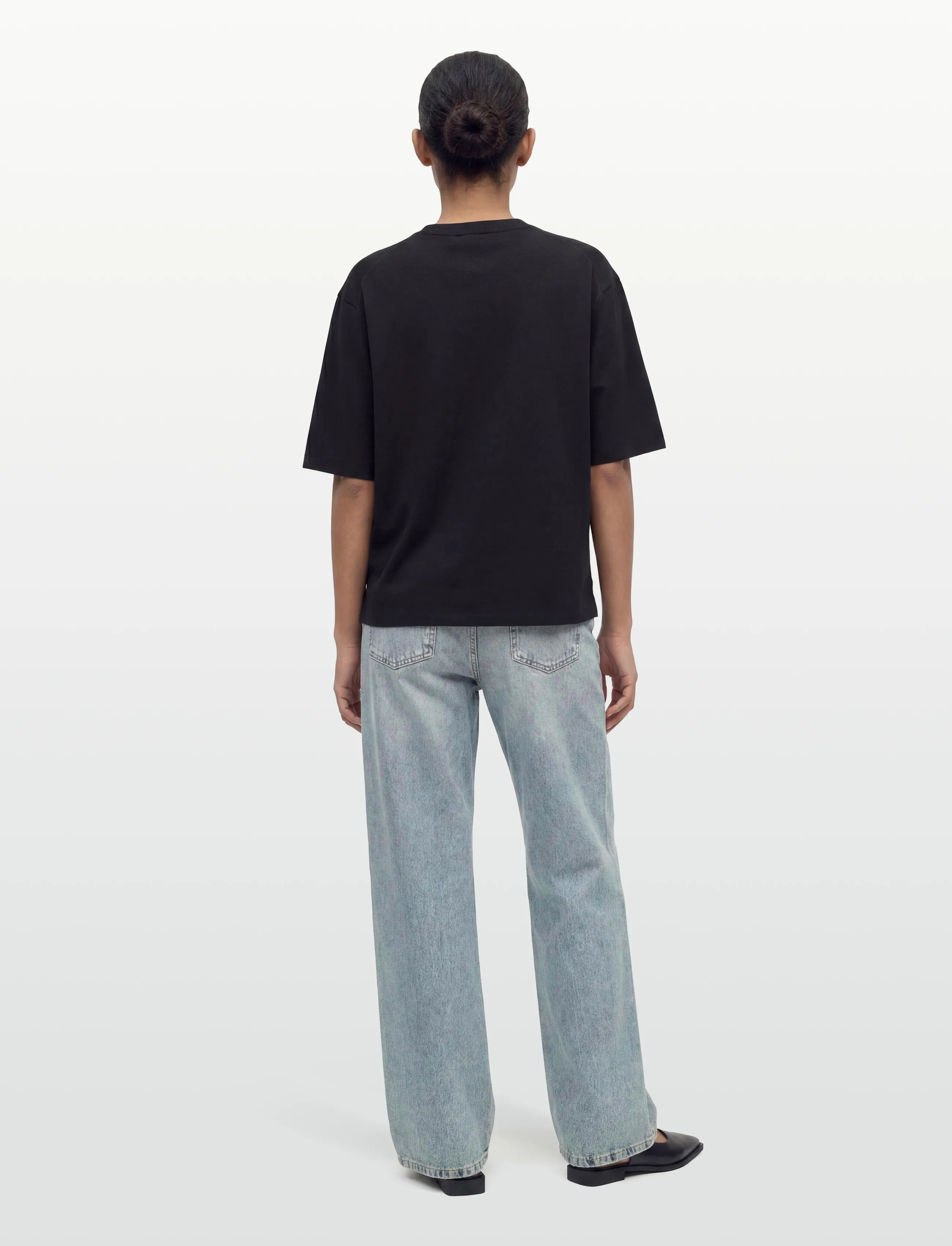Filippa K - Milano Knit T-shirt - t-shirts - navy - 4