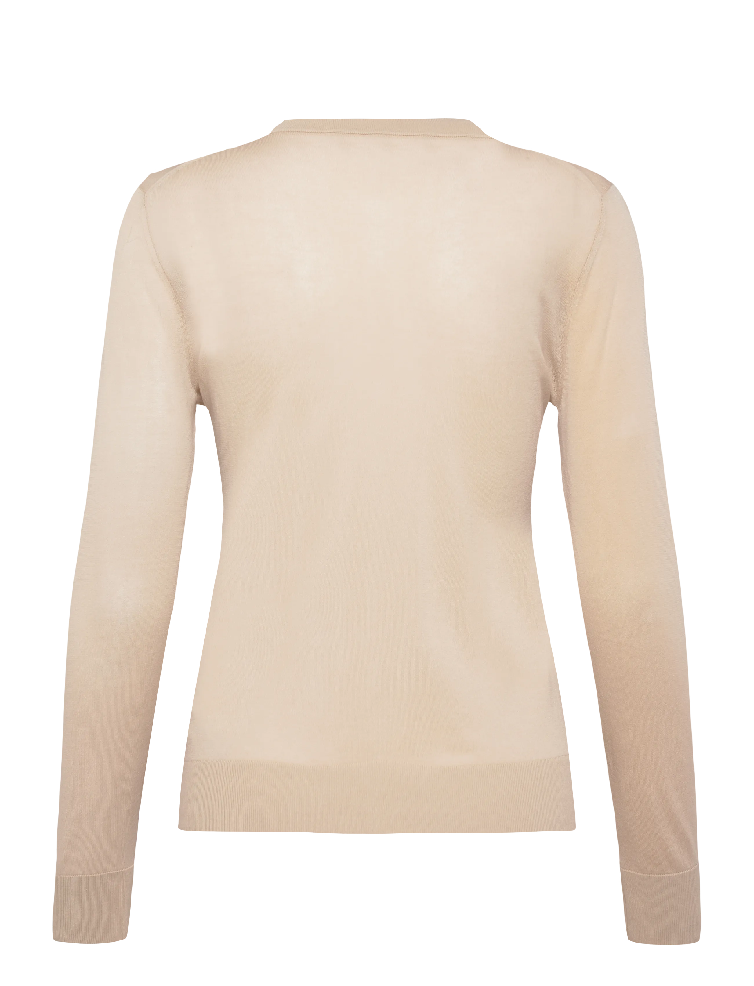 Filippa K - Sheer Knit Henley - sviitrid - pearl beige - 2