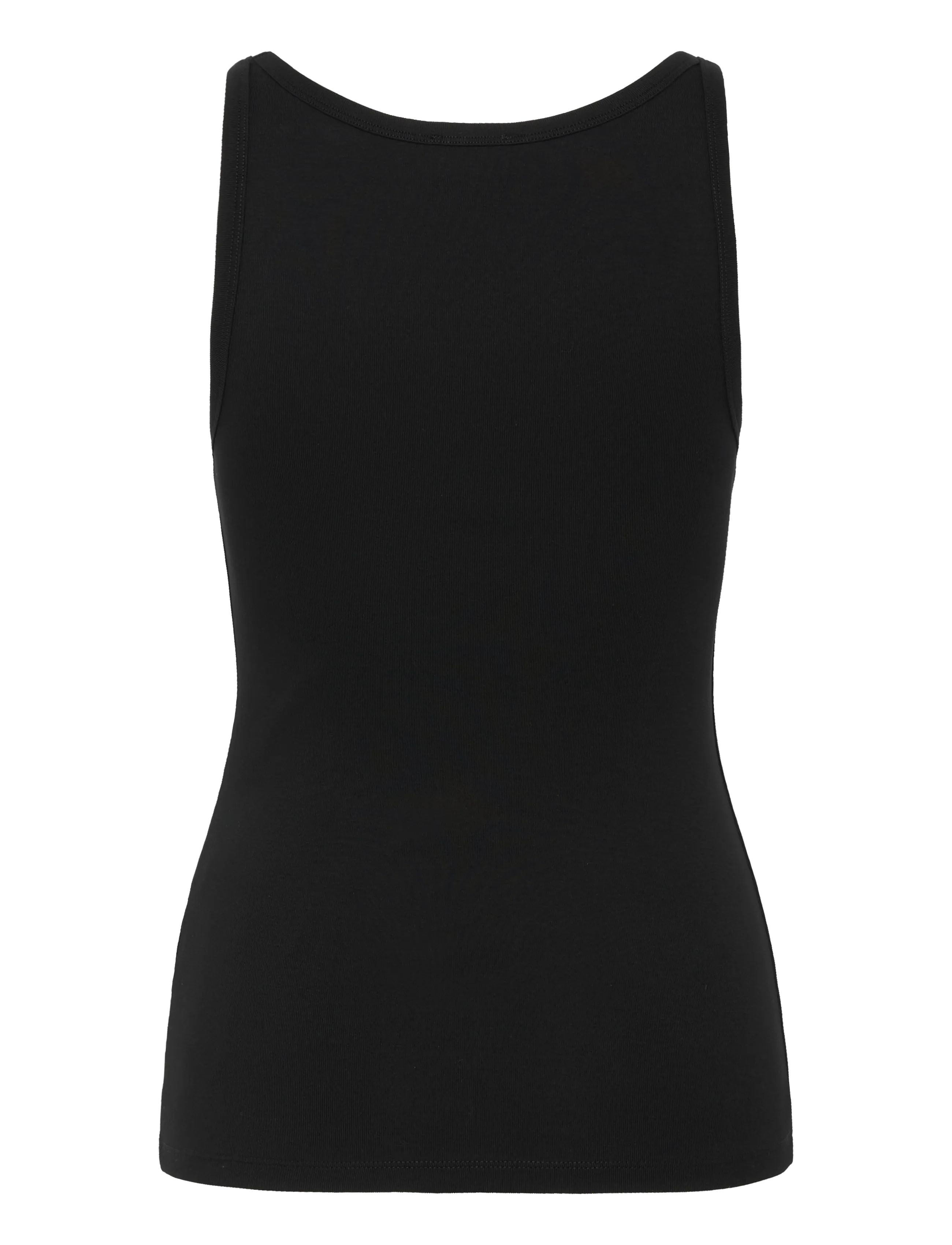 Filippa K - V-Neck Tank - palaidinukės be rankovių - black - 2