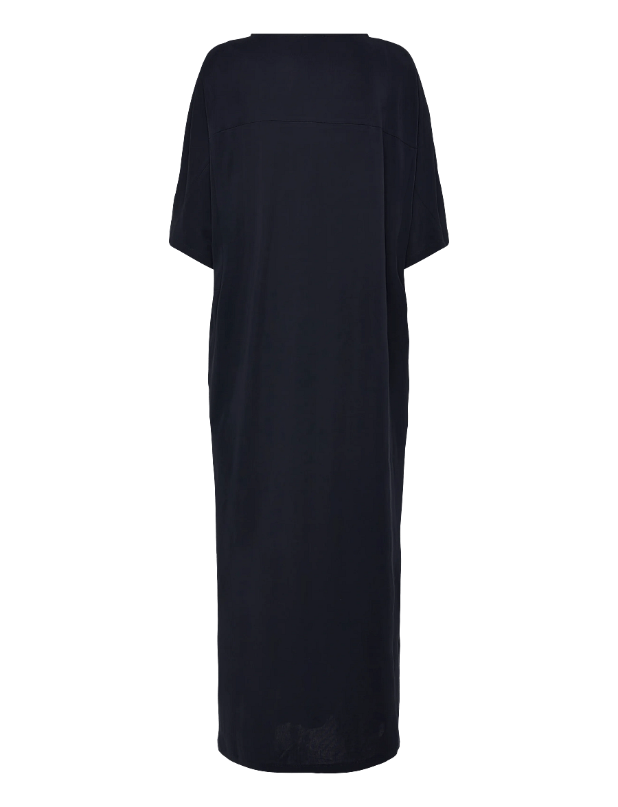 Filippa K - Crépe Jersey Batwing Dress - t-shirt-kleider - navy - 1