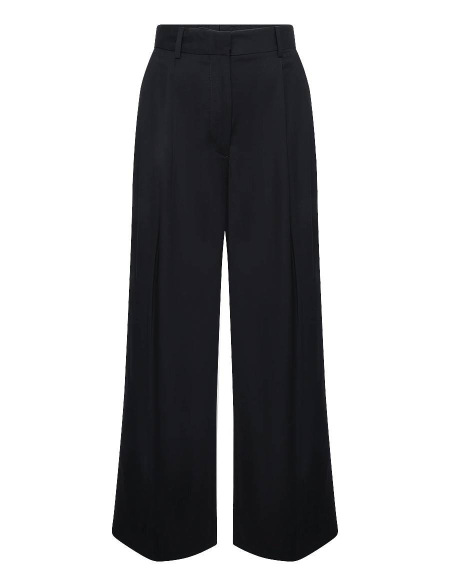 Filippa K - Darcey Cool Wool Trouser - habitbukser - black - 0