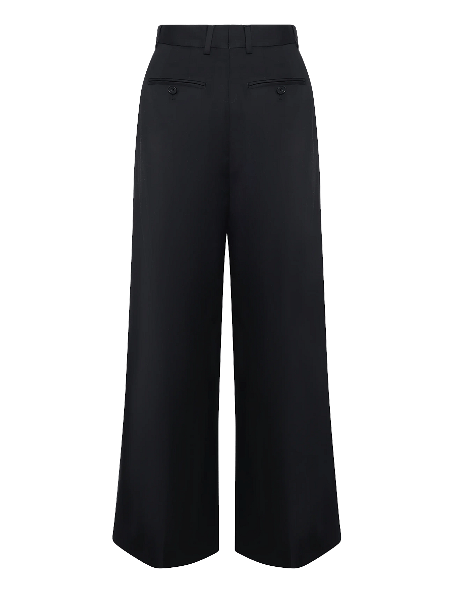 Filippa K - Darcey Cool Wool Trouser - habitbukser - black - 1