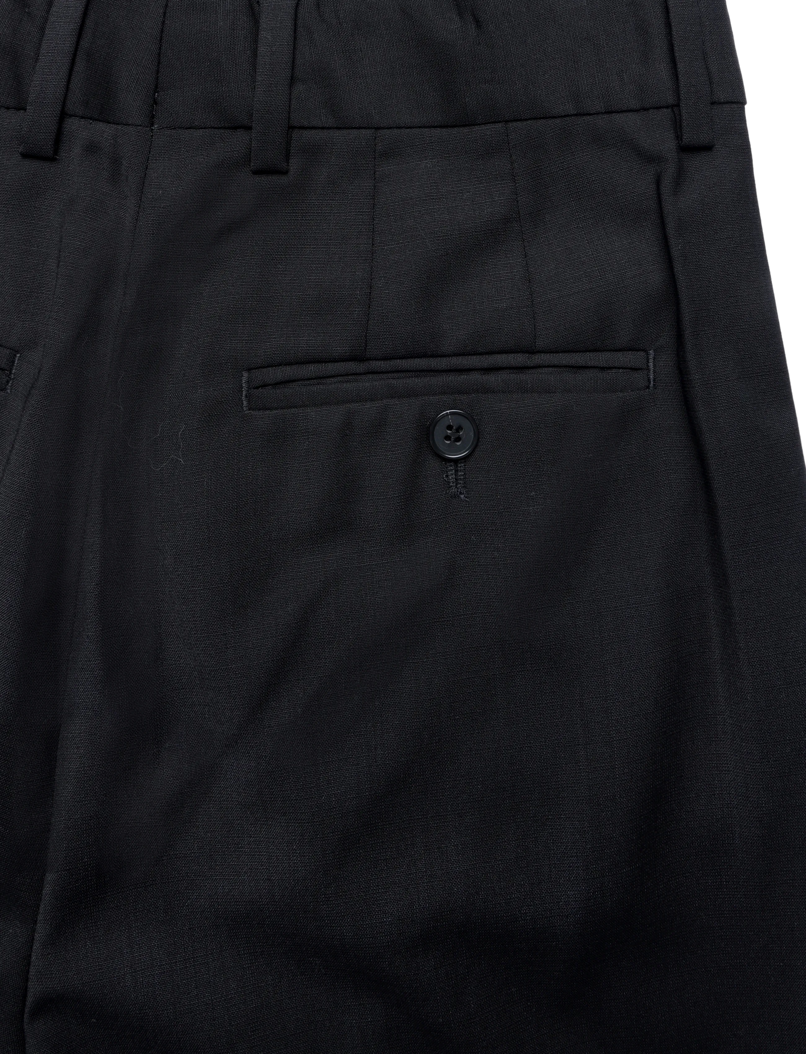 Filippa K - Darcey Cool Wool Trouser - habitbukser - black - 4