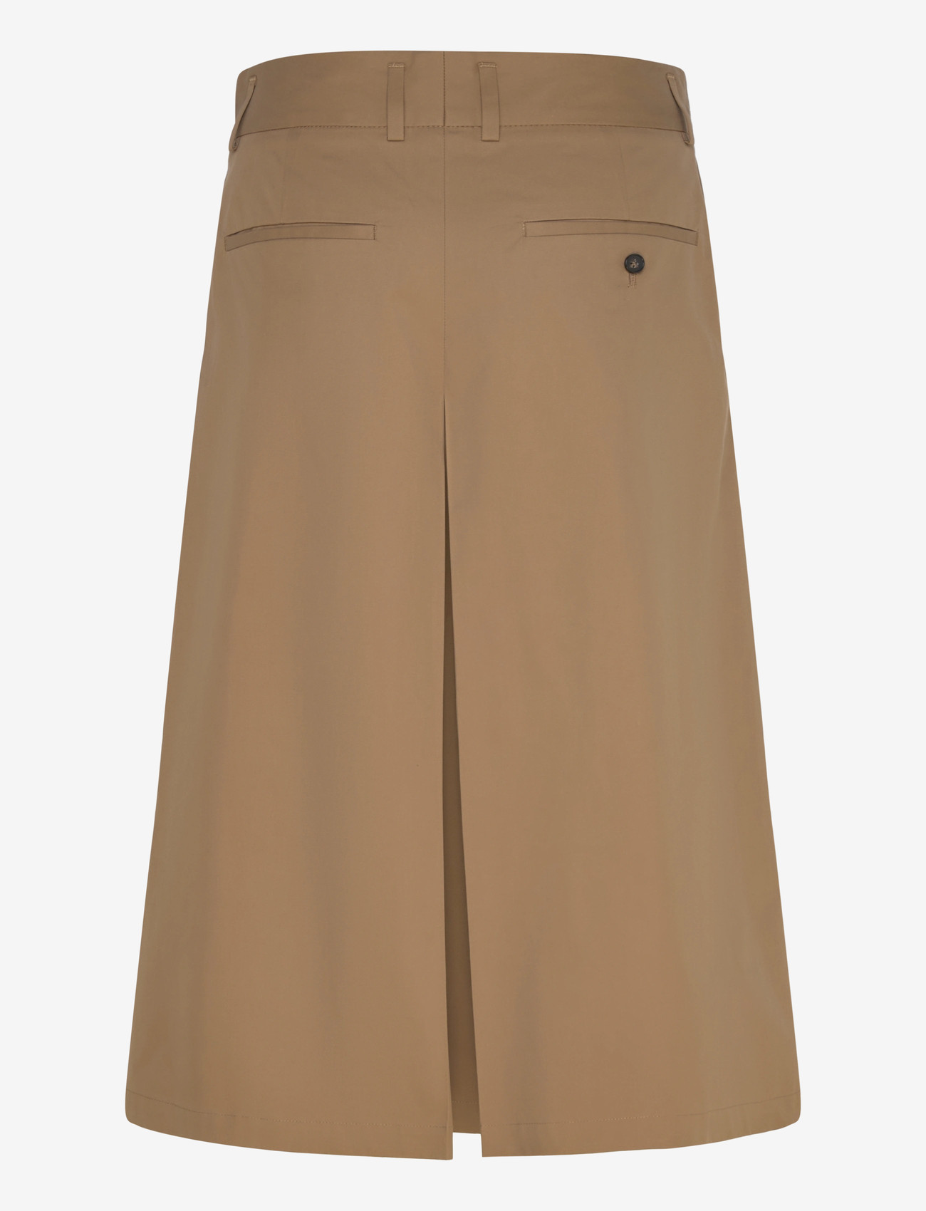 Filippa K - Box Pleat Skirt - midinederdele - taupe beige - 1