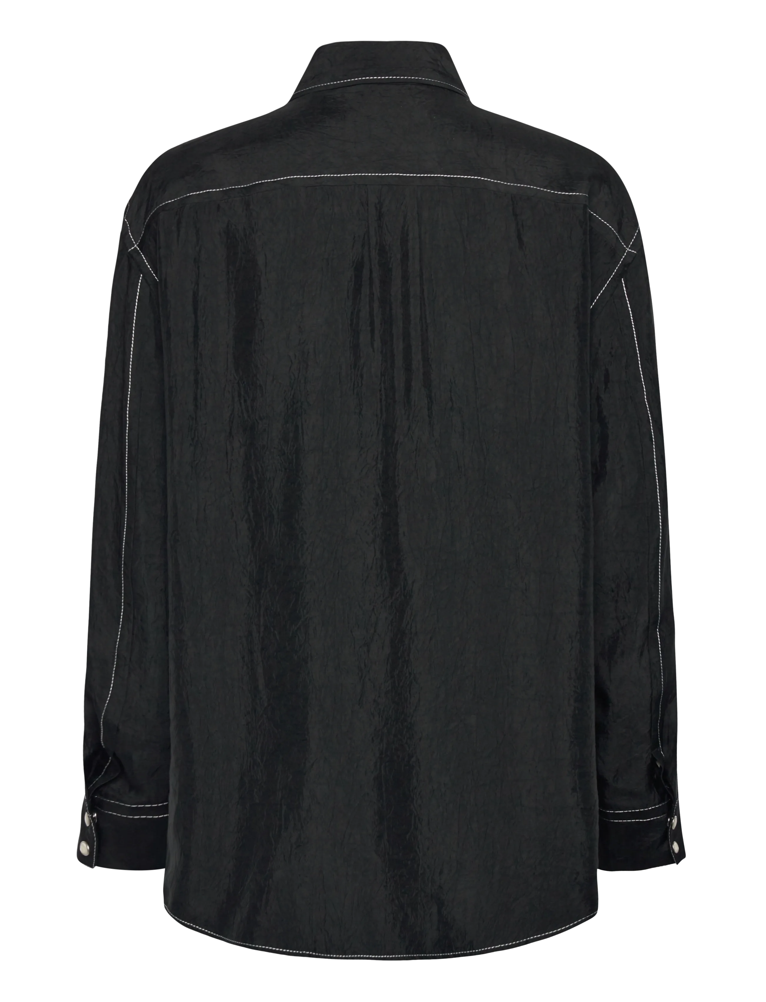 Filippa K - Fluid Work Shirt - denimskjorter - black - 2