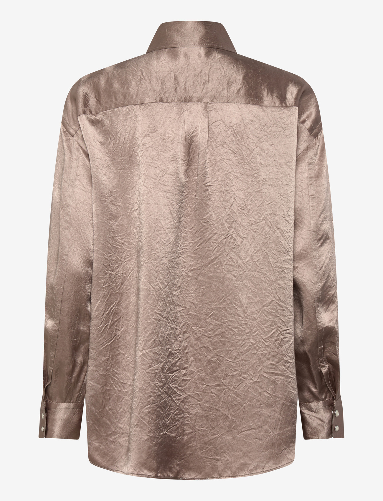 Filippa K - Fluid Work Shirt - denim shirts - dark taupe - 2