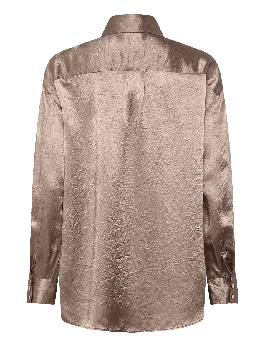 Filippa K - Fluid Work Shirt - chemises en jeans - dark taupe - 2