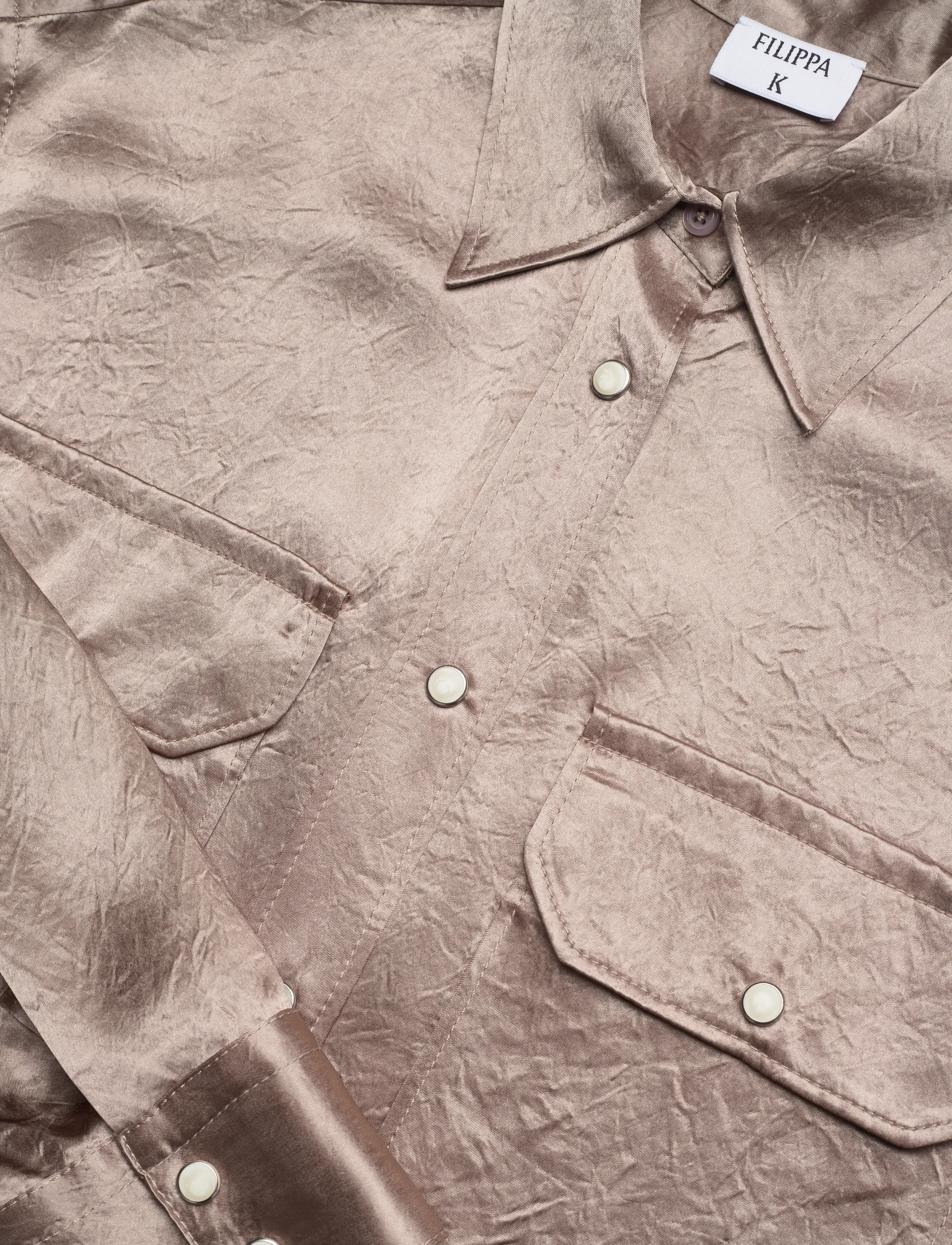 Filippa K - Fluid Work Shirt - chemises en jeans - dark taupe - 5