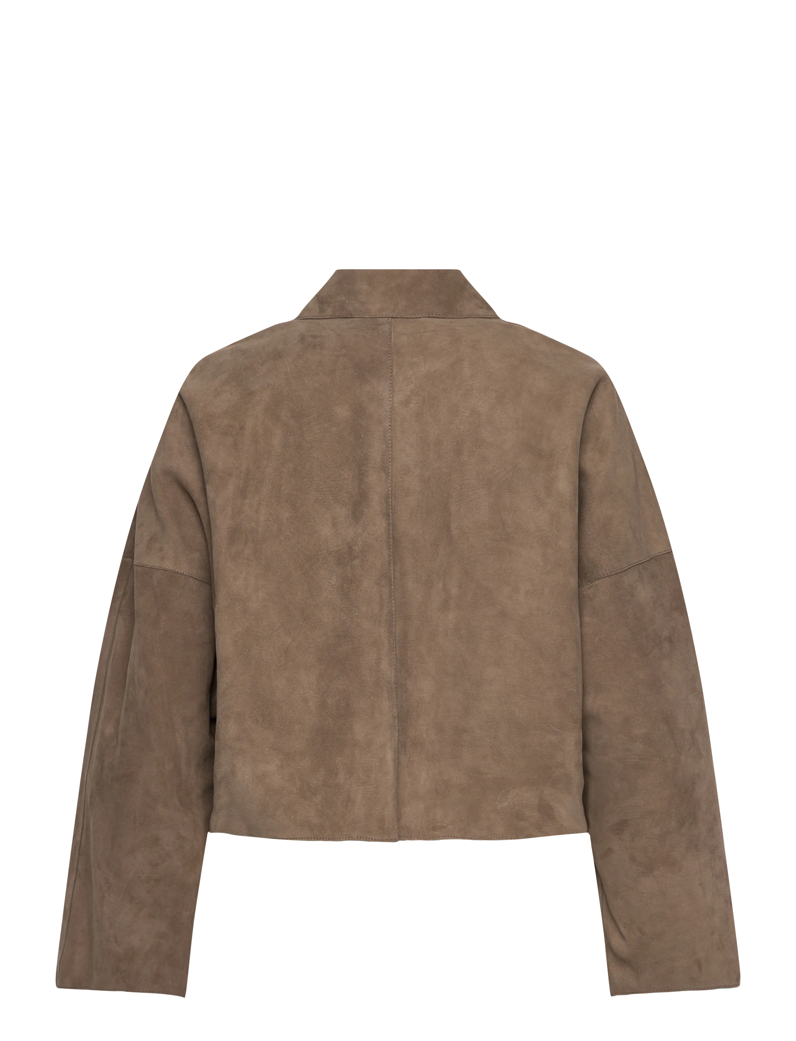 Filippa K - Suede Coach Jacket - olive green - 2