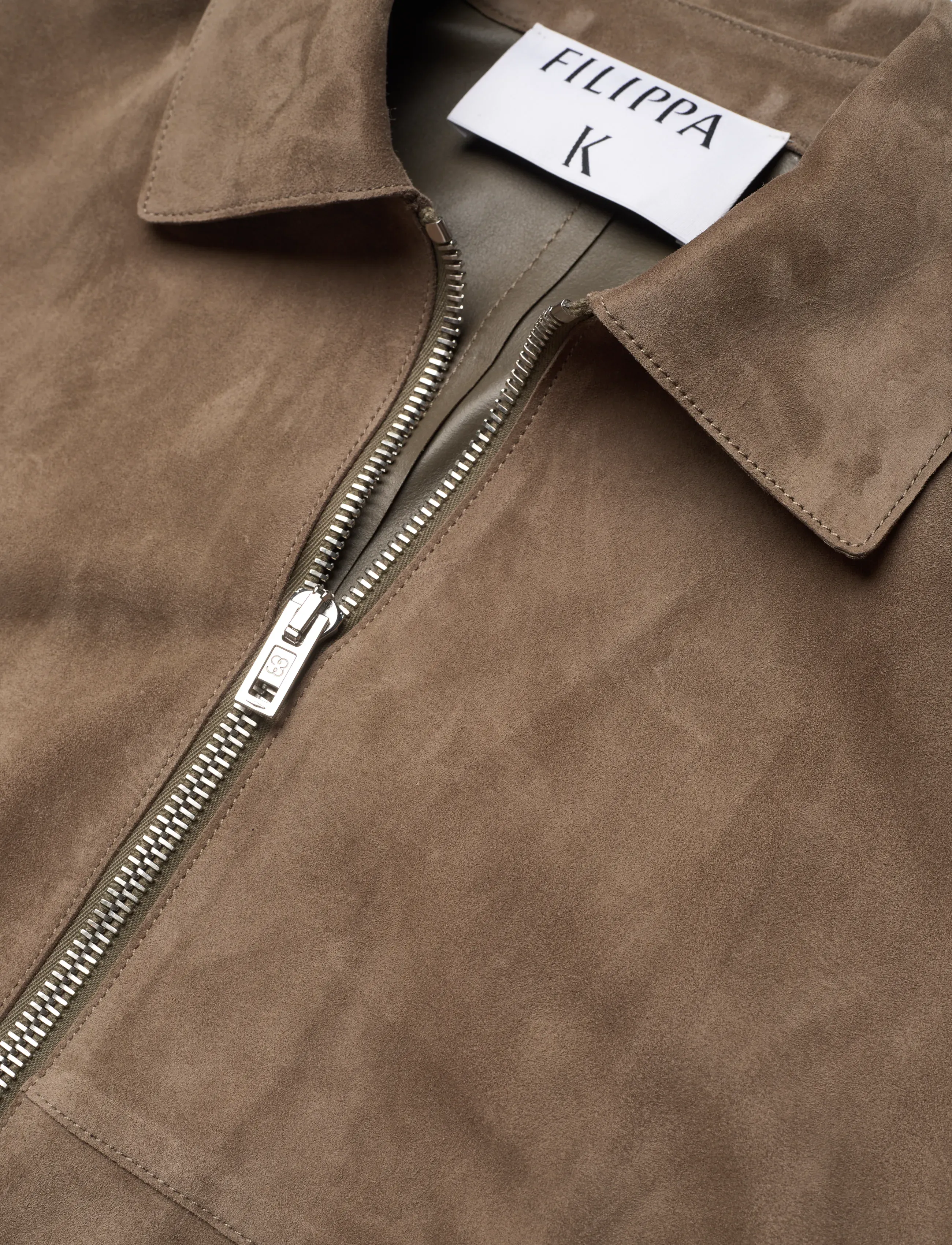 Filippa K - Suede Coach Jacket - olive green - 5