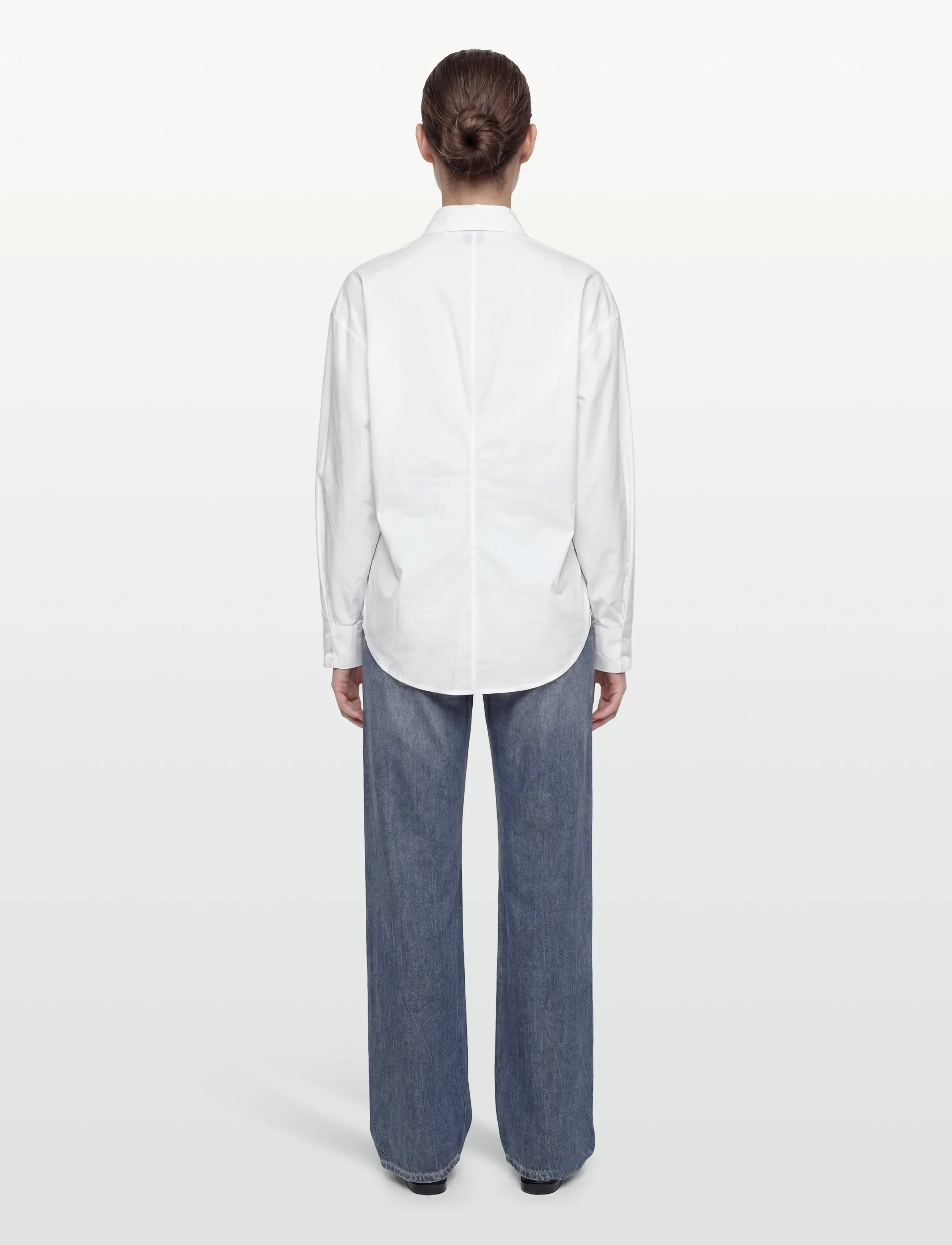 Filippa K - Hourglass Shirt - jeansowe koszule - white - 4