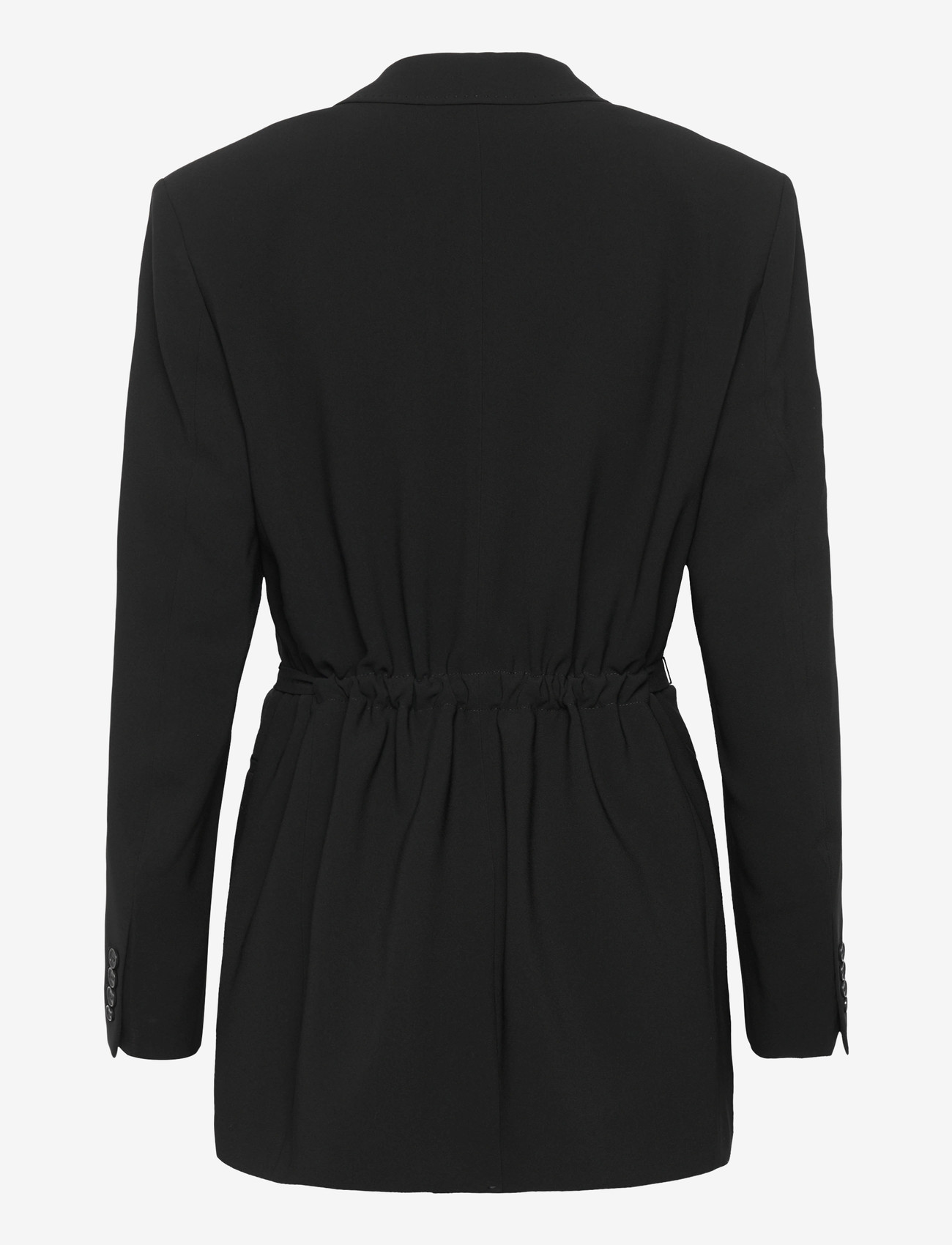 Filippa K - Ashley Draped Blazer - vööga bleiserid - black - 1