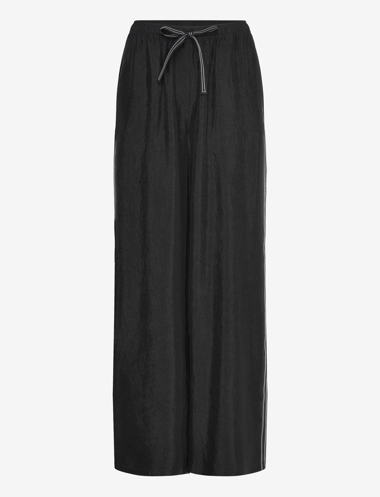 Filippa K - Eve Draped Trousers - laia säärega püksid - black - 0
