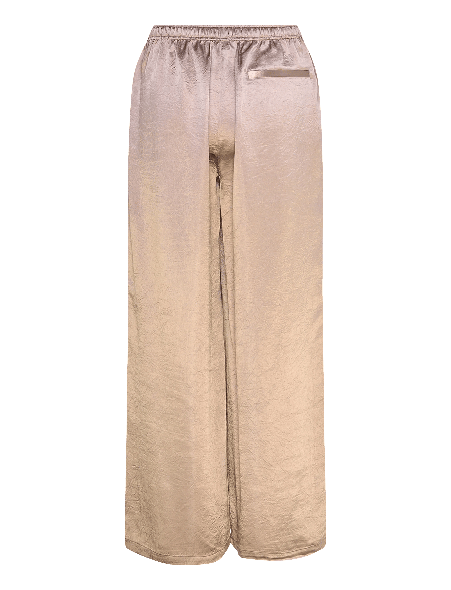 Filippa K - Eve Draped Trousers - hosen mit weitem bein - dark taupe - 2
