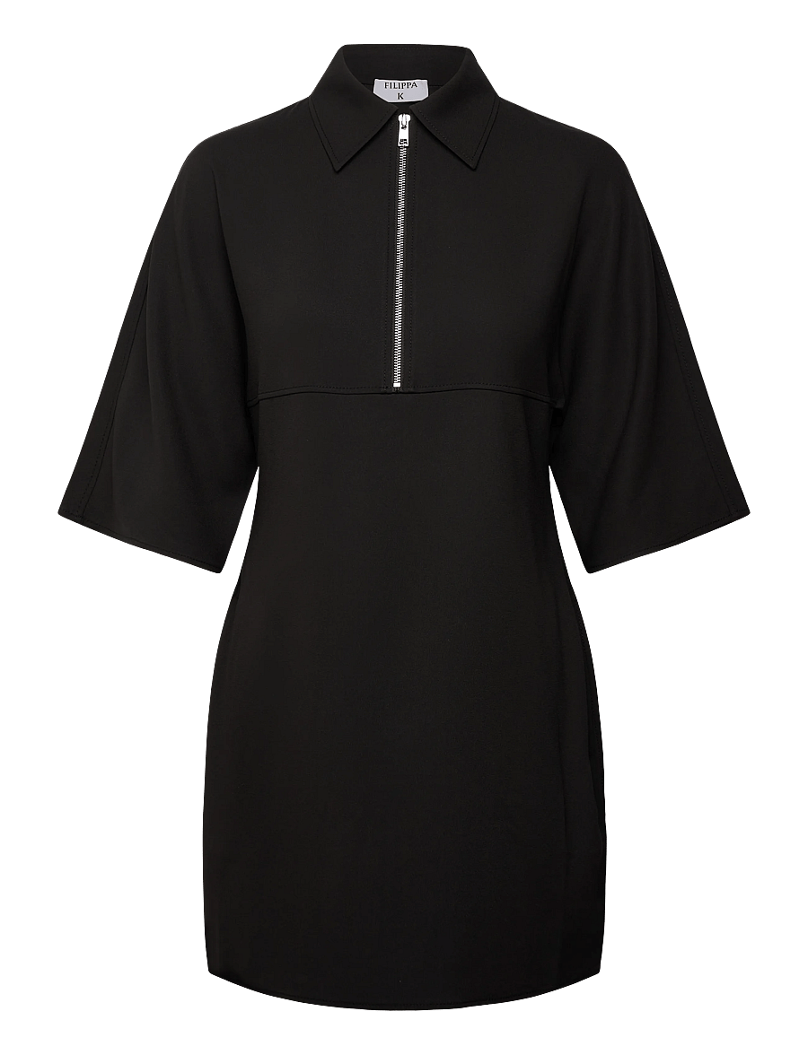 Filippa K - Tunic Zip Dress - korte kjoler - black - 1