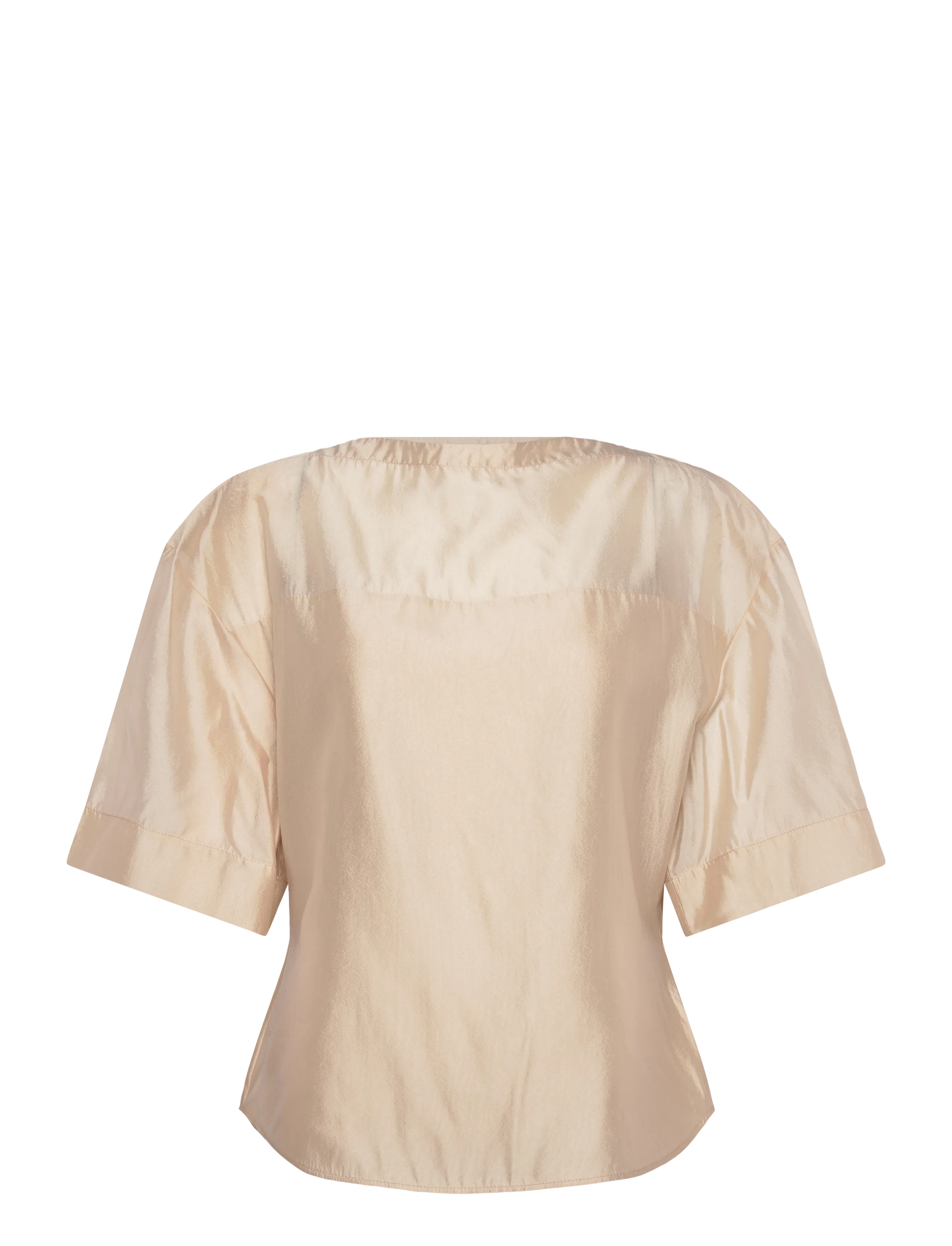 Filippa K Sheer Tee - Blouses & Shirts - PEARL BEIGE / beige