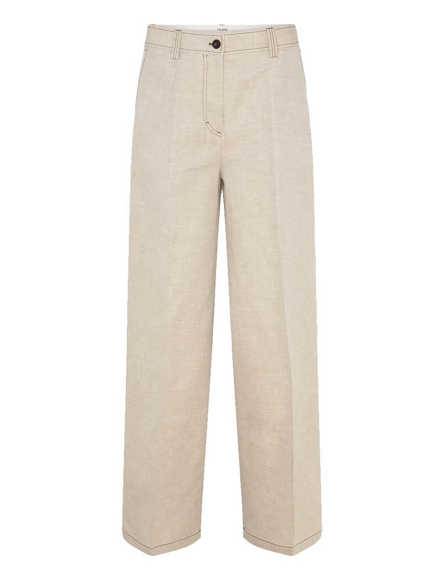 Filippa K - Bella Mariner Trousers - bukser med lige ben - taupe beige - 1