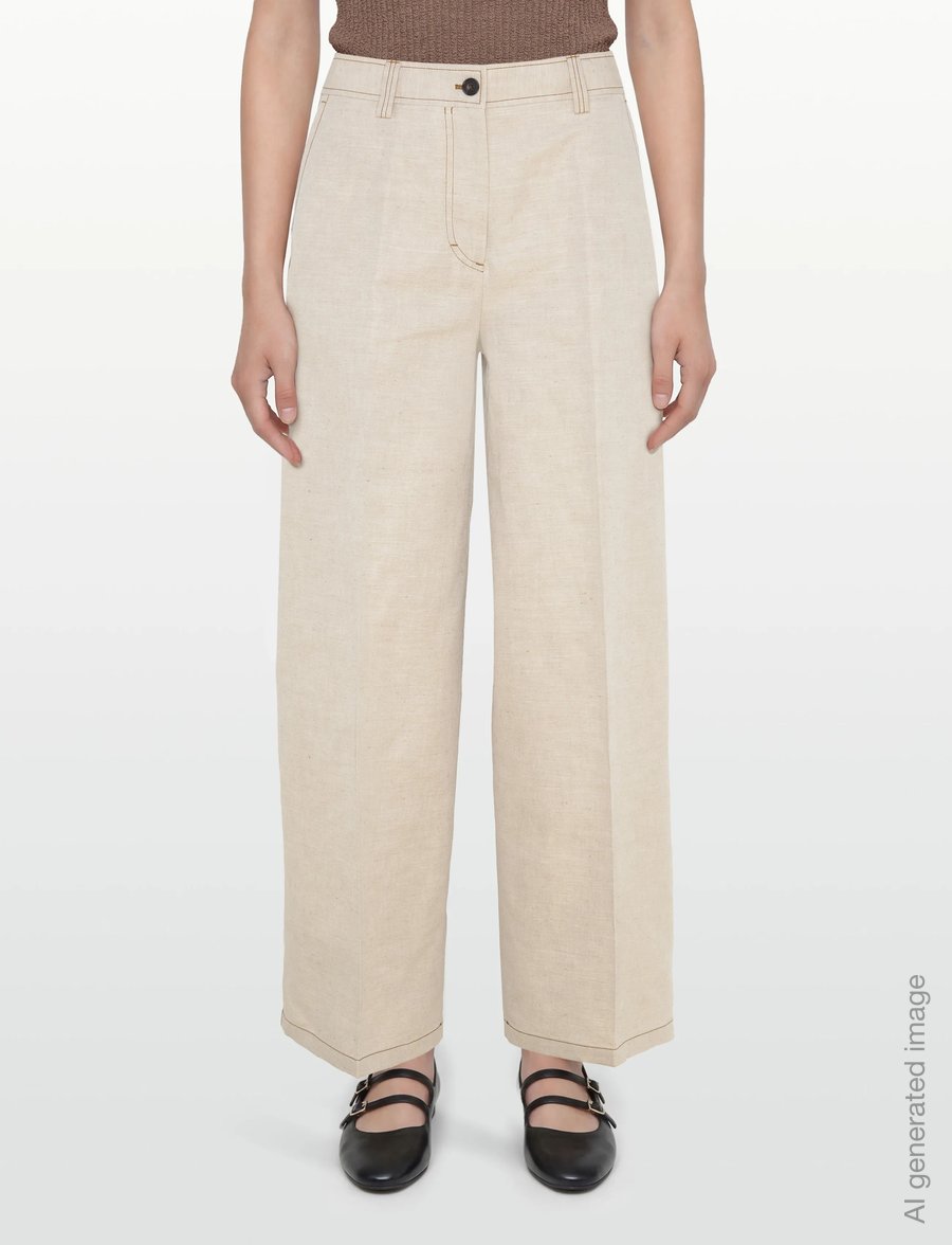 Filippa K - Bella Mariner Trousers - bukser med lige ben - taupe beige - 3