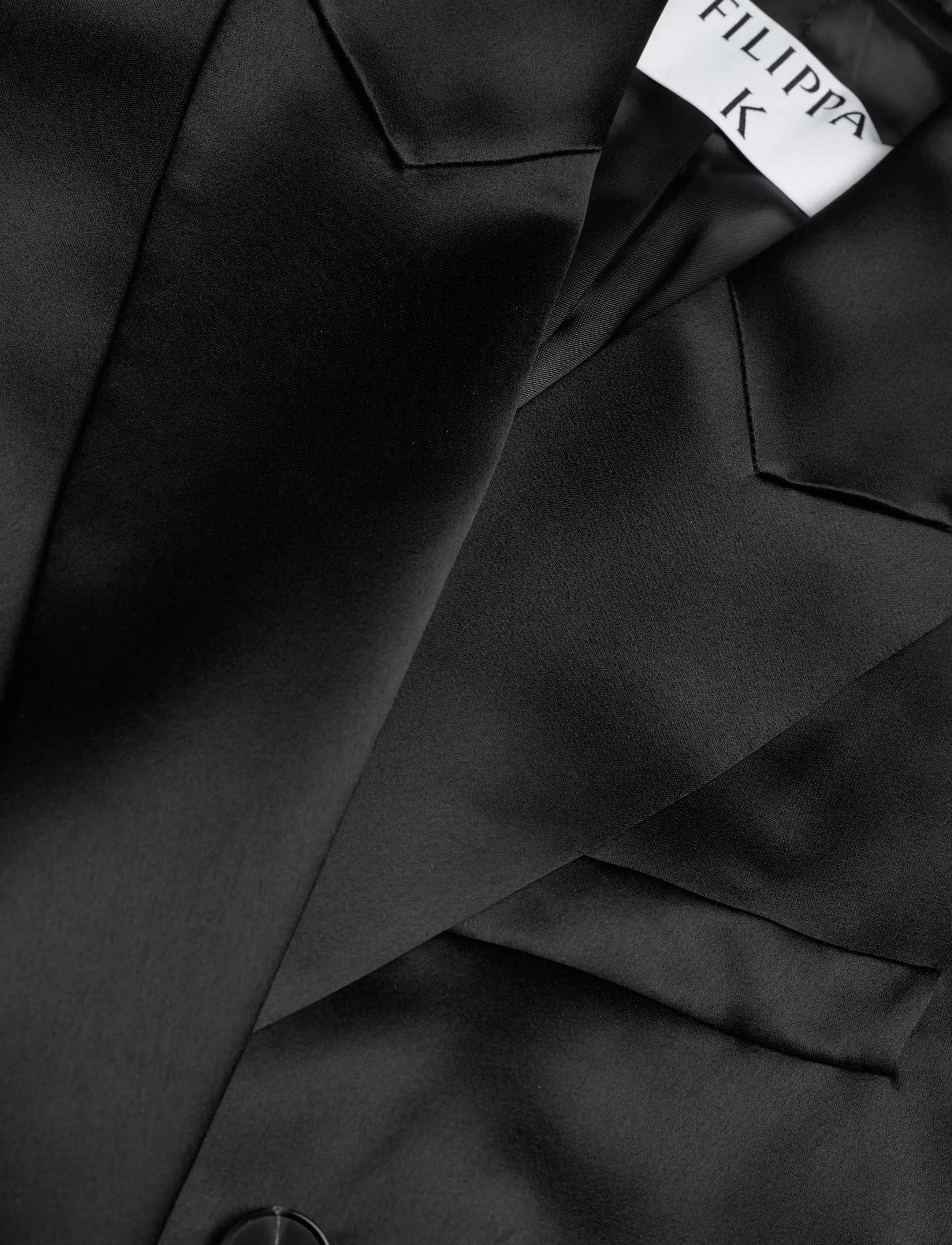 Filippa K - Dani Satin Blazer - party wear at outlet prices - black - 2