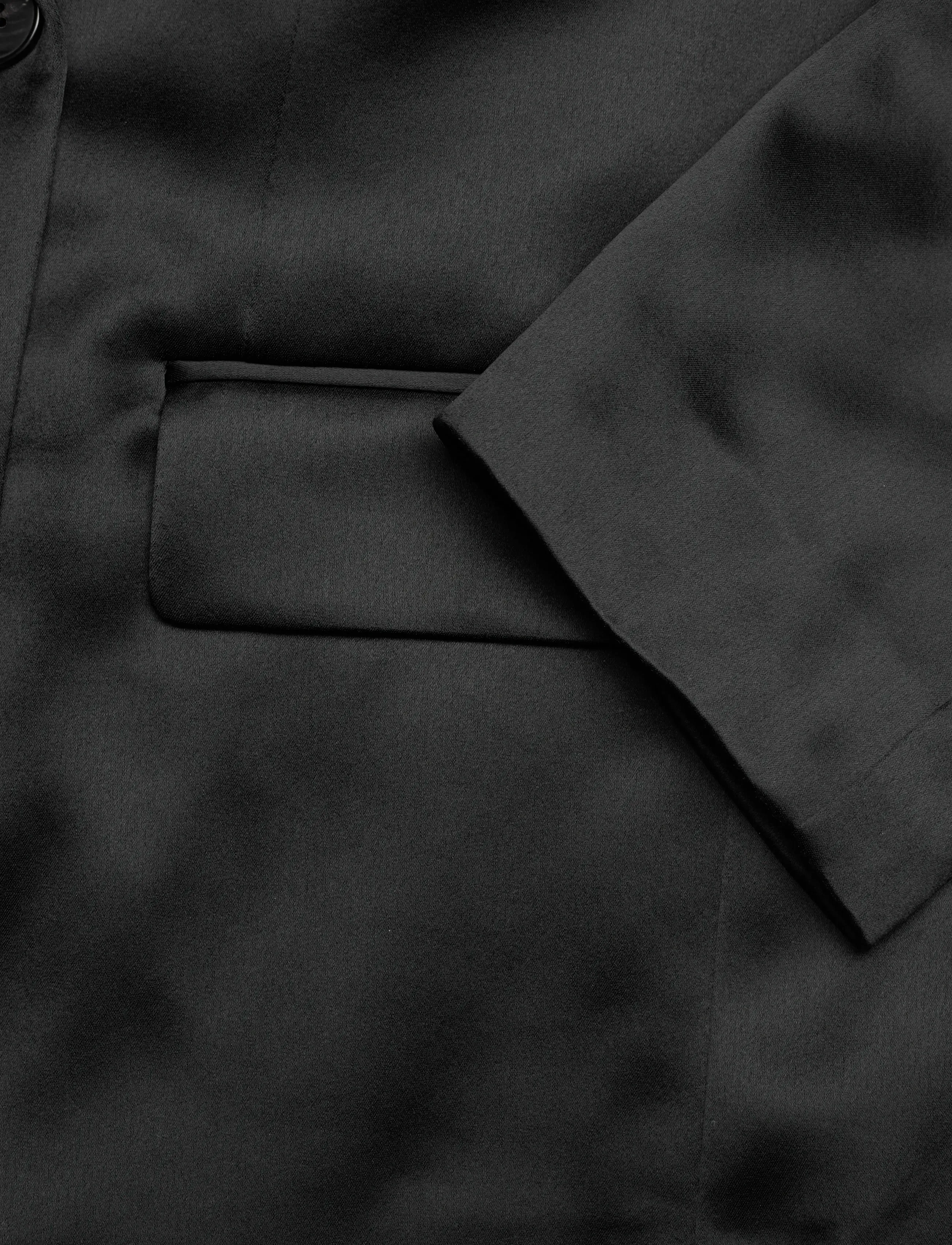 Filippa K - Dani Satin Blazer - party wear at outlet prices - black - 3
