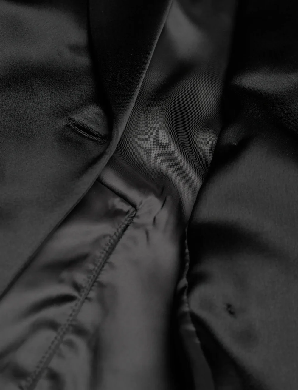 Filippa K - Dani Satin Blazer - zweireihige blazer - black - 4