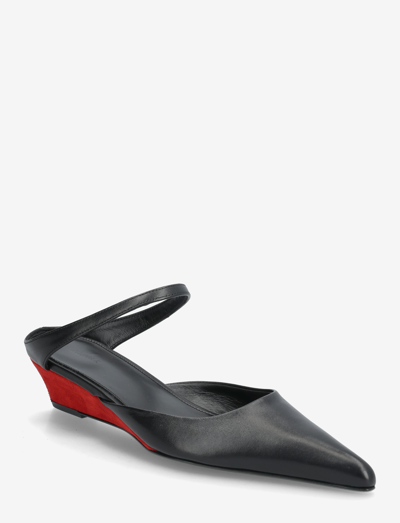 Filippa K - Low Wedge Heels - wedges - black/ bright red - 0