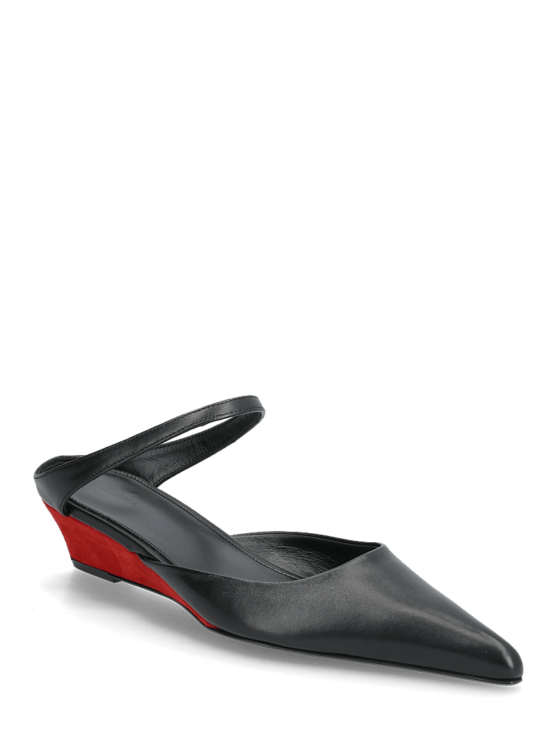 Filippa K - Low Wedge Heels - wedges - black/ bright red - 0