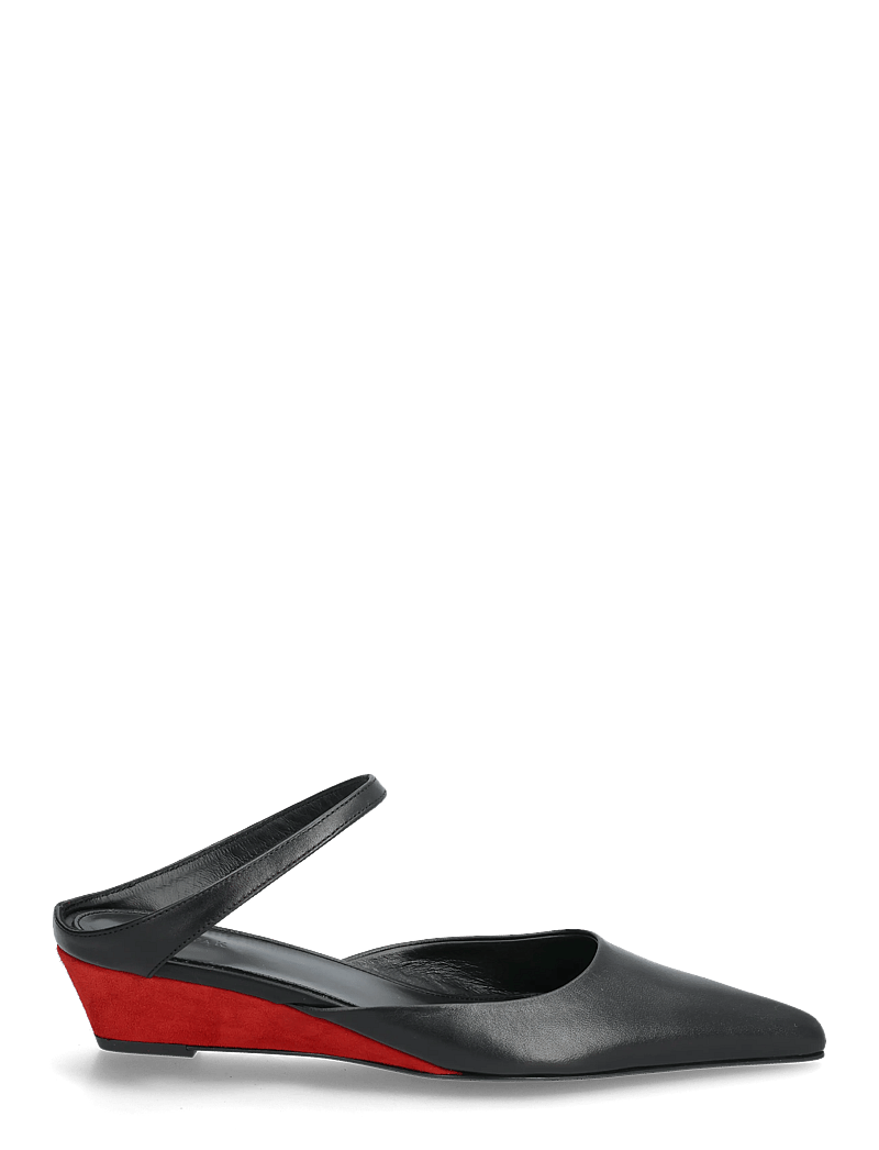 Filippa K - Low Wedge Heels - wedges - black/ bright red - 1