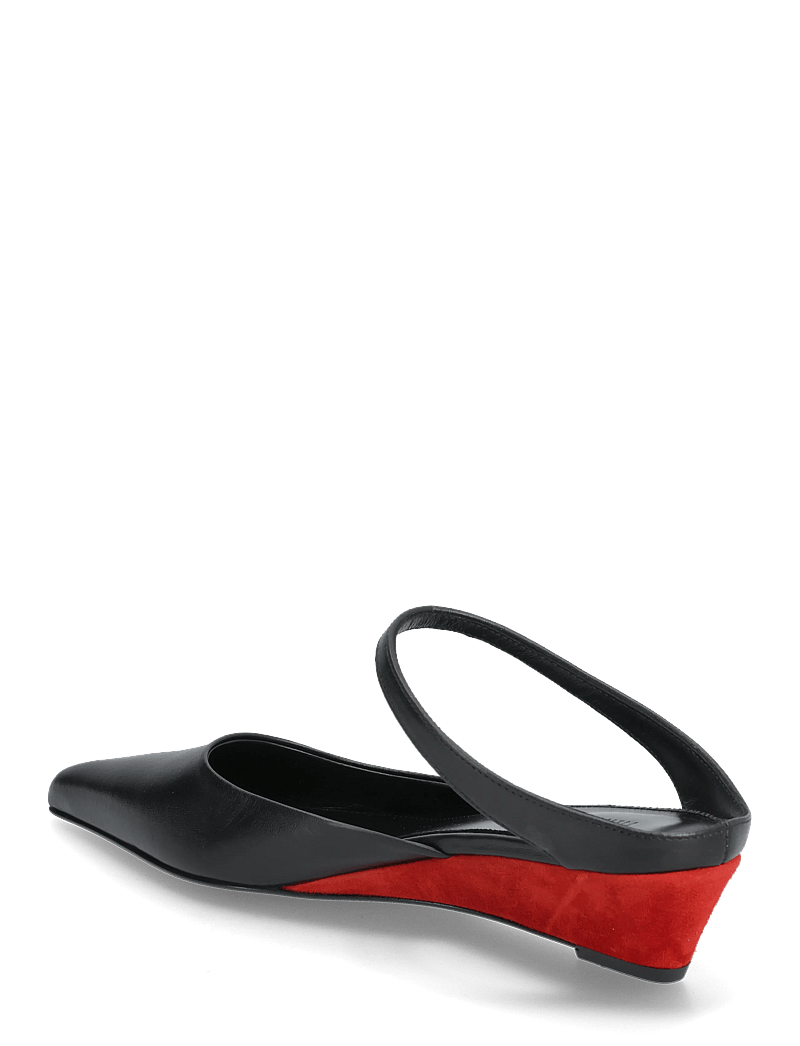 Filippa K - Low Wedge Heels - wedges - black/ bright red - 2