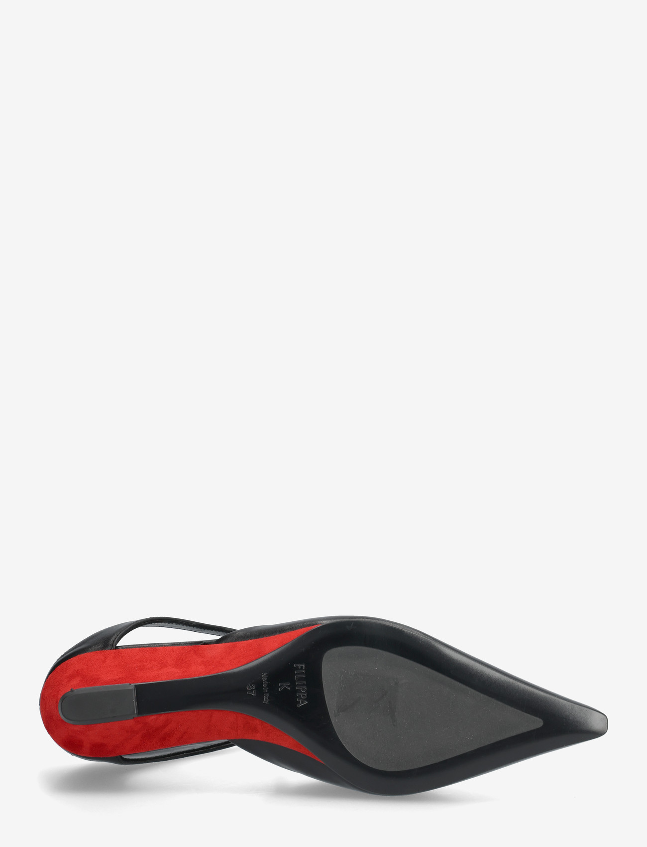 Filippa K - Low Wedge Heels - wedges - black/ bright red - 4