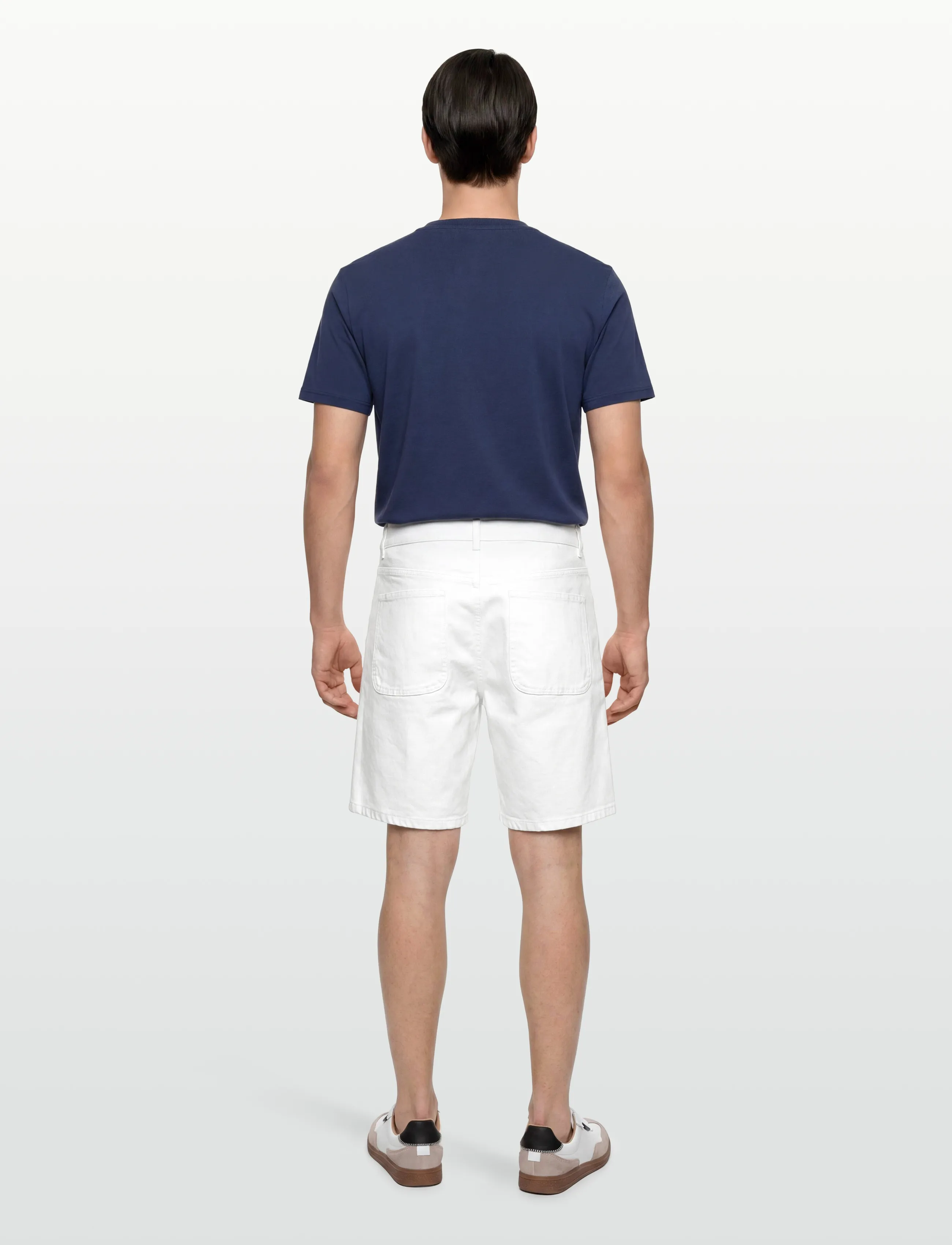 Filippa K - Relaxed Work Shorts - casual shorts - white - 4