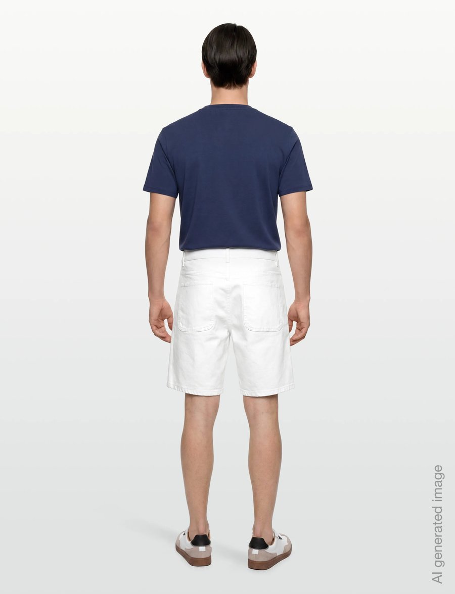 Filippa K - Relaxed Work Shorts - casual shorts - white - 4