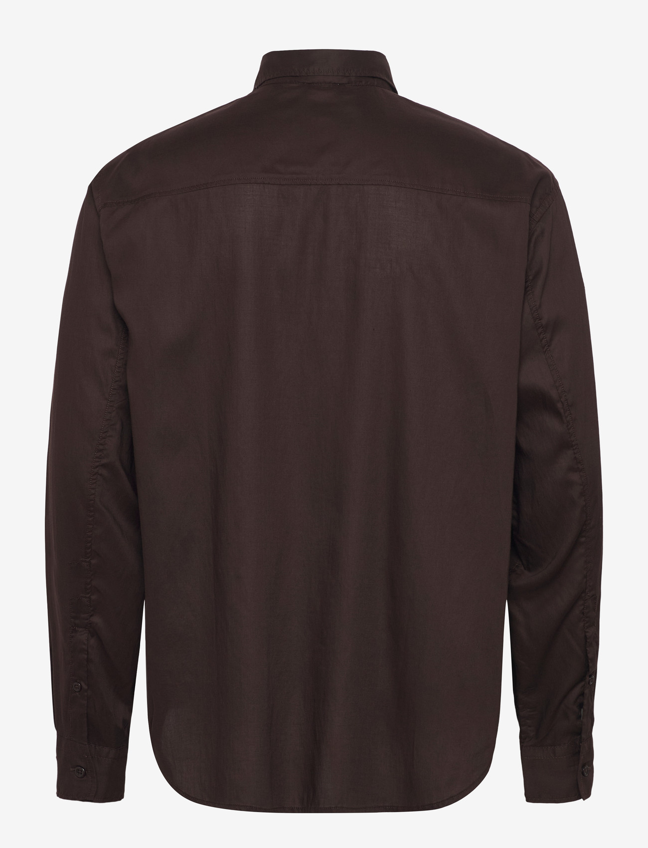 Filippa K - Relaxed Voile Shirt - basic skjorter - dark chocolate - 1