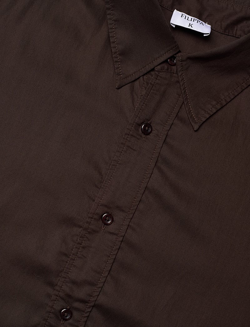 Filippa K - Relaxed Voile Shirt - basic-hemden - dark chocolate - 3