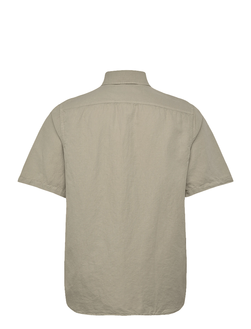 Filippa K - Cotton Linen Short Sleeve Shir - basic skjortor - light green - 1