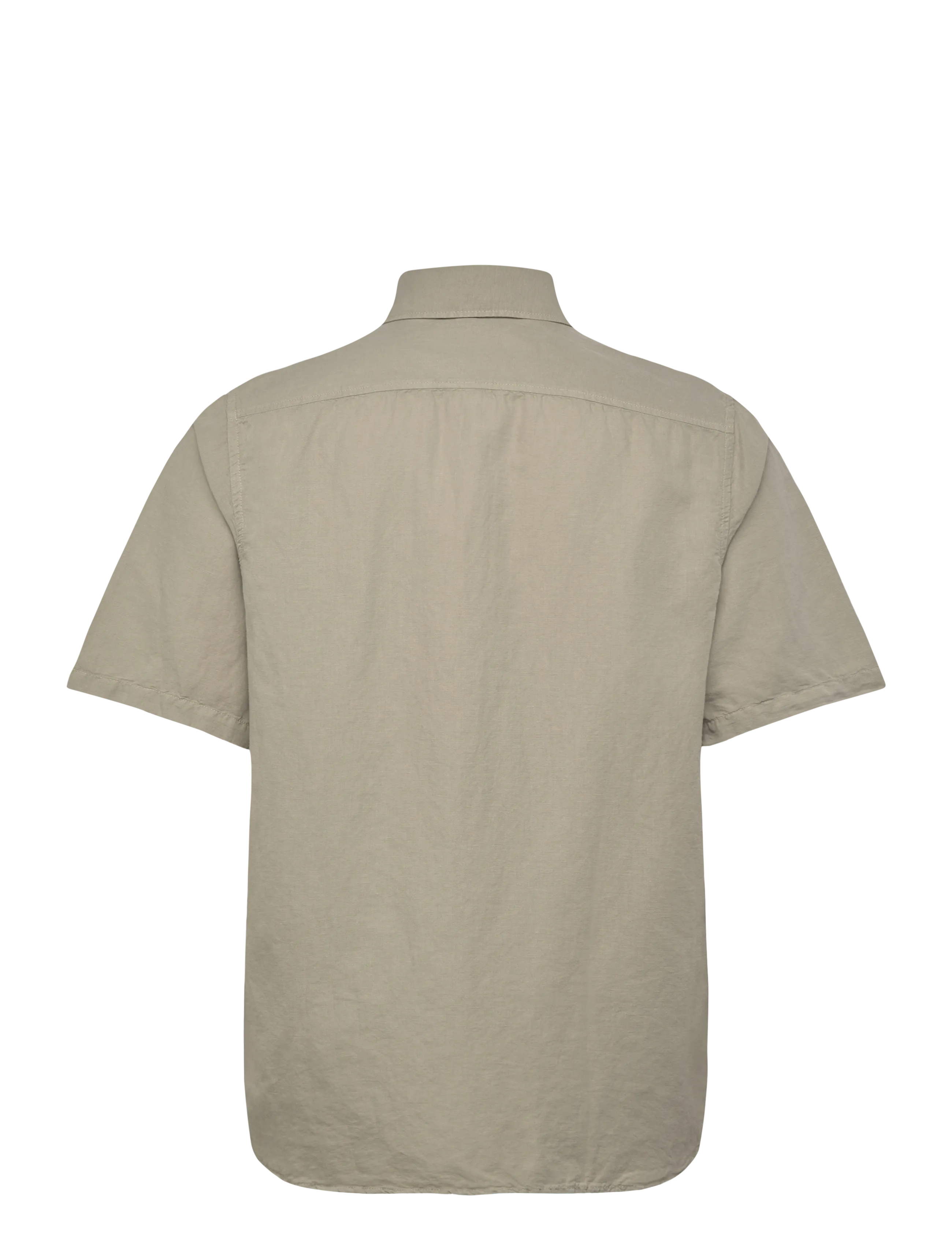 Filippa K - Cotton Linen Short Sleeve Shir - linen shirts - light green - 2