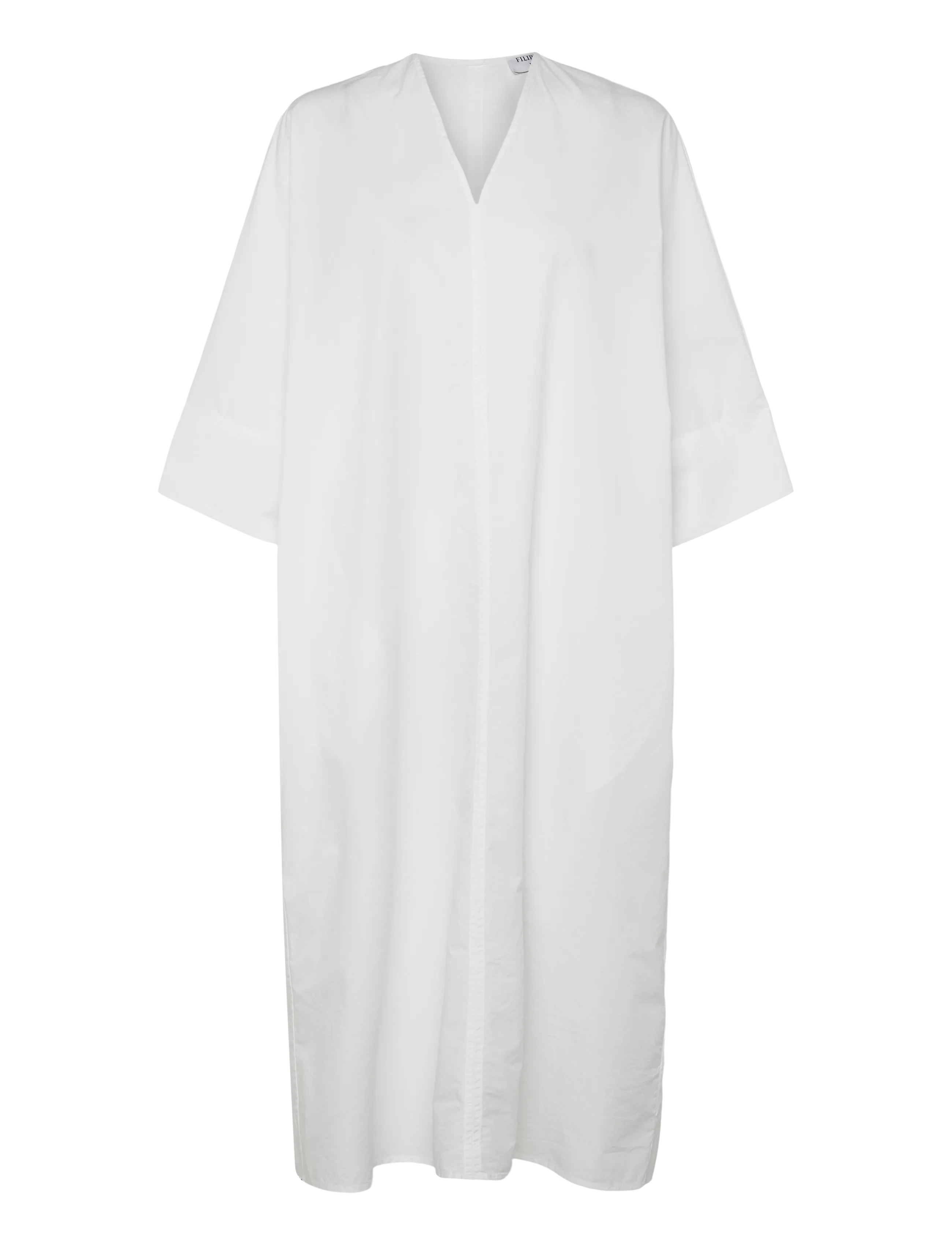 FILIPPA K V-Ausschnitt Baumwolle Kaftan Weiß - 42 - Damen