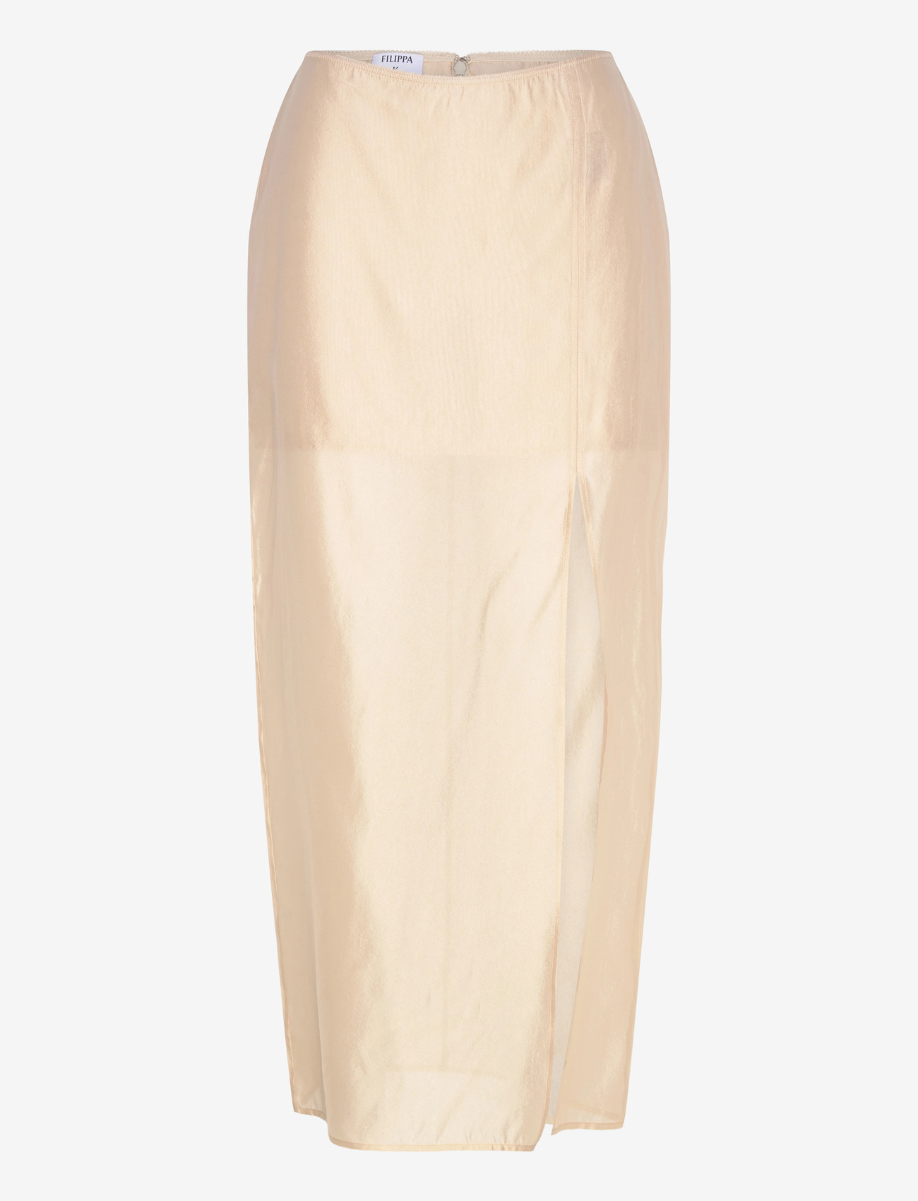Filippa K - Slip Skirt - midi-röcke - pearl beige - 1