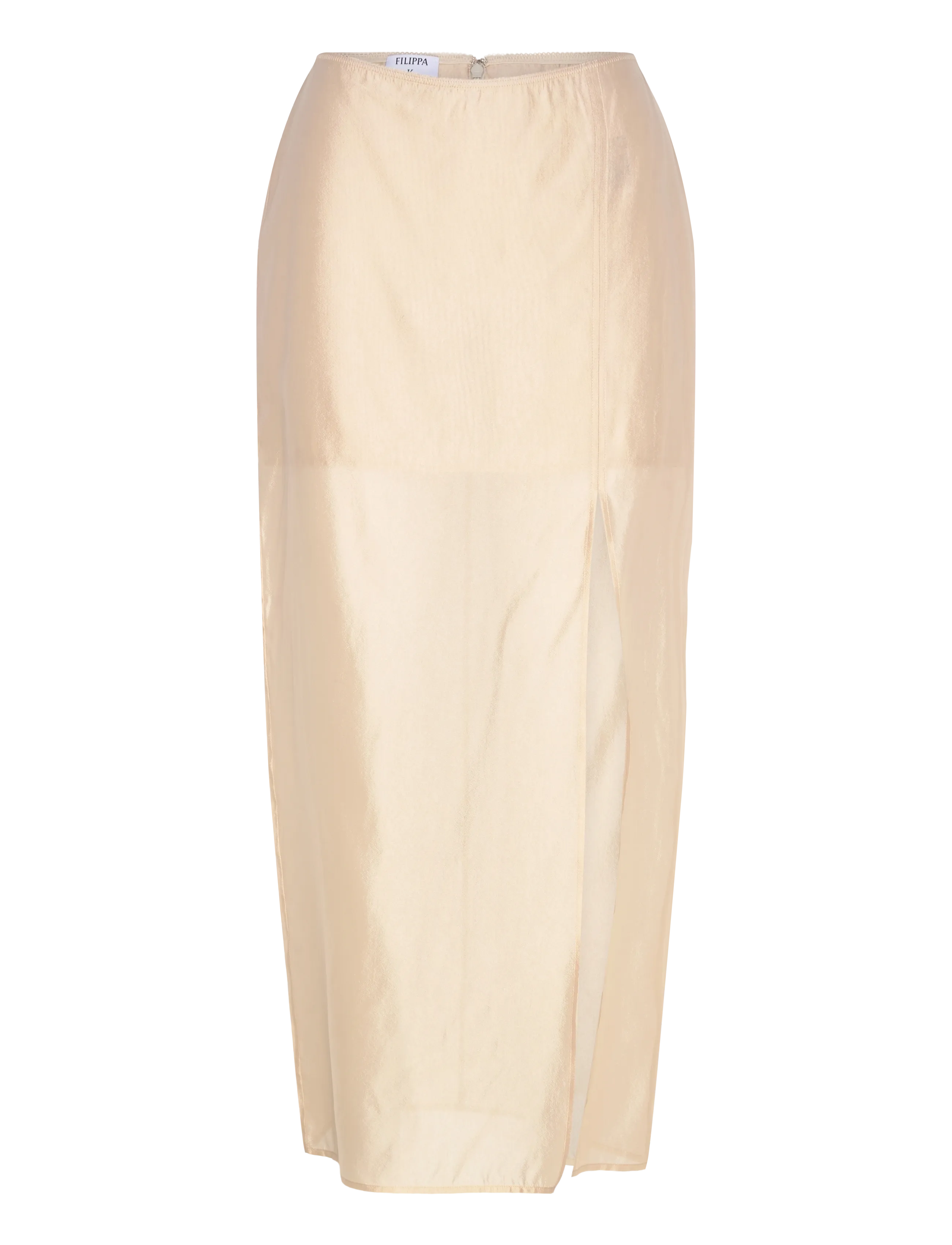 Filippa K Slip Skirt - Seelikud - PEARL BEIGE / cream
