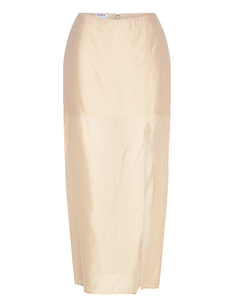 Filippa K - Slip Skirt - midi-röcke - pearl beige - 1