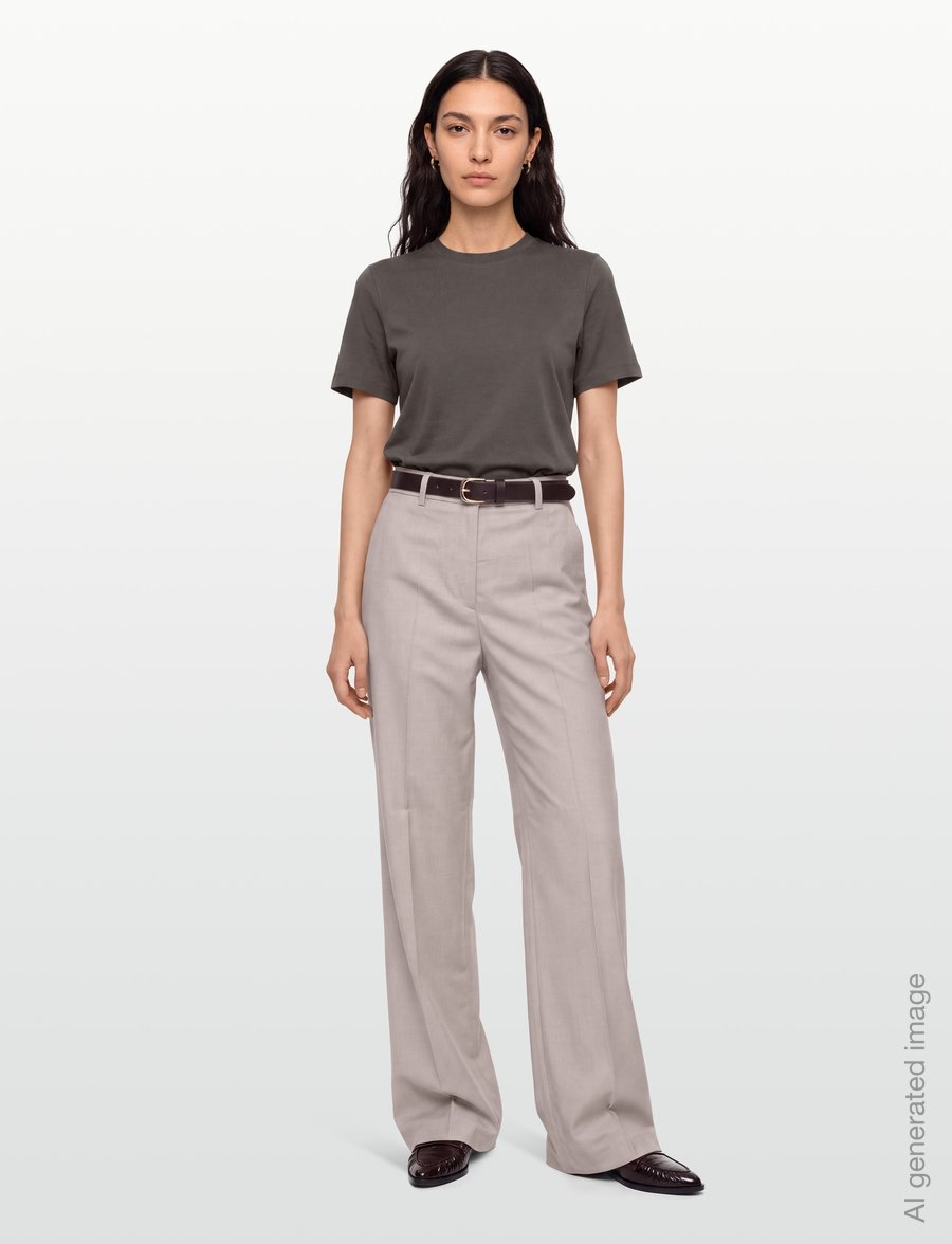Filippa K - Filippa Tee - t-shirts - ebony brown - 0