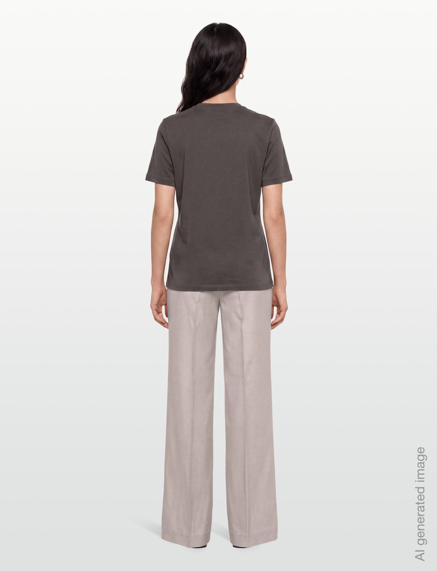 Filippa K - Filippa Tee - t-shirts - ebony brown - 4