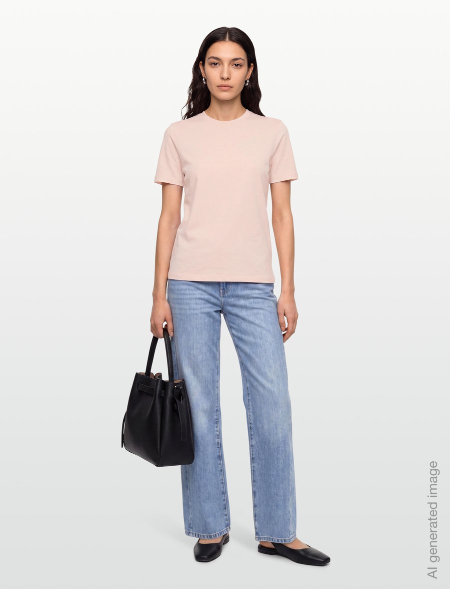 Filippa K - Filippa Tee - t-shirts - light pink - 0